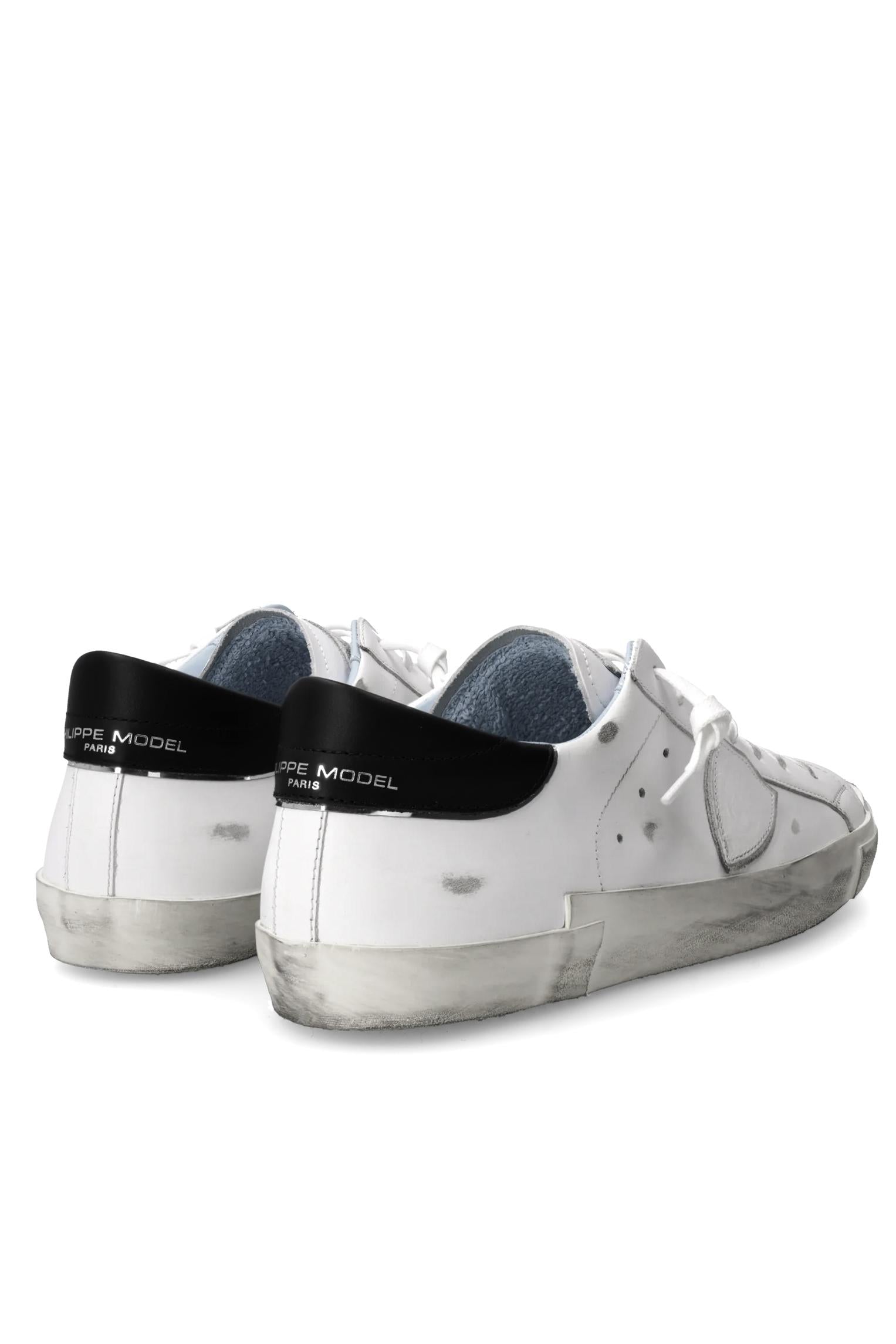 Philippe Model Sneaker Paris in pelle talloncino nero PRLU.PRSX/3 V022