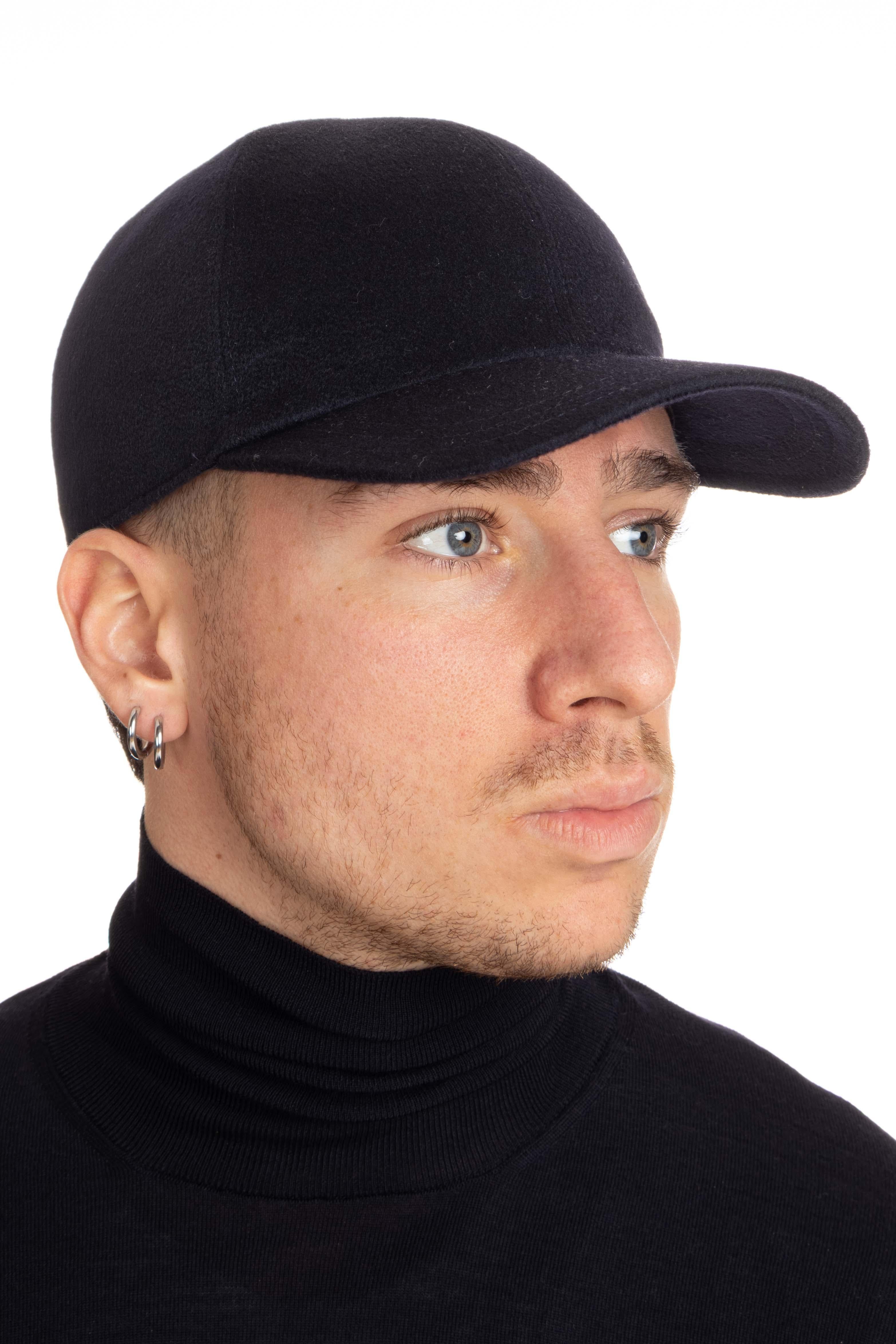 Cappello baseball in cashmere E8I09H B4B BL1 Zegna
