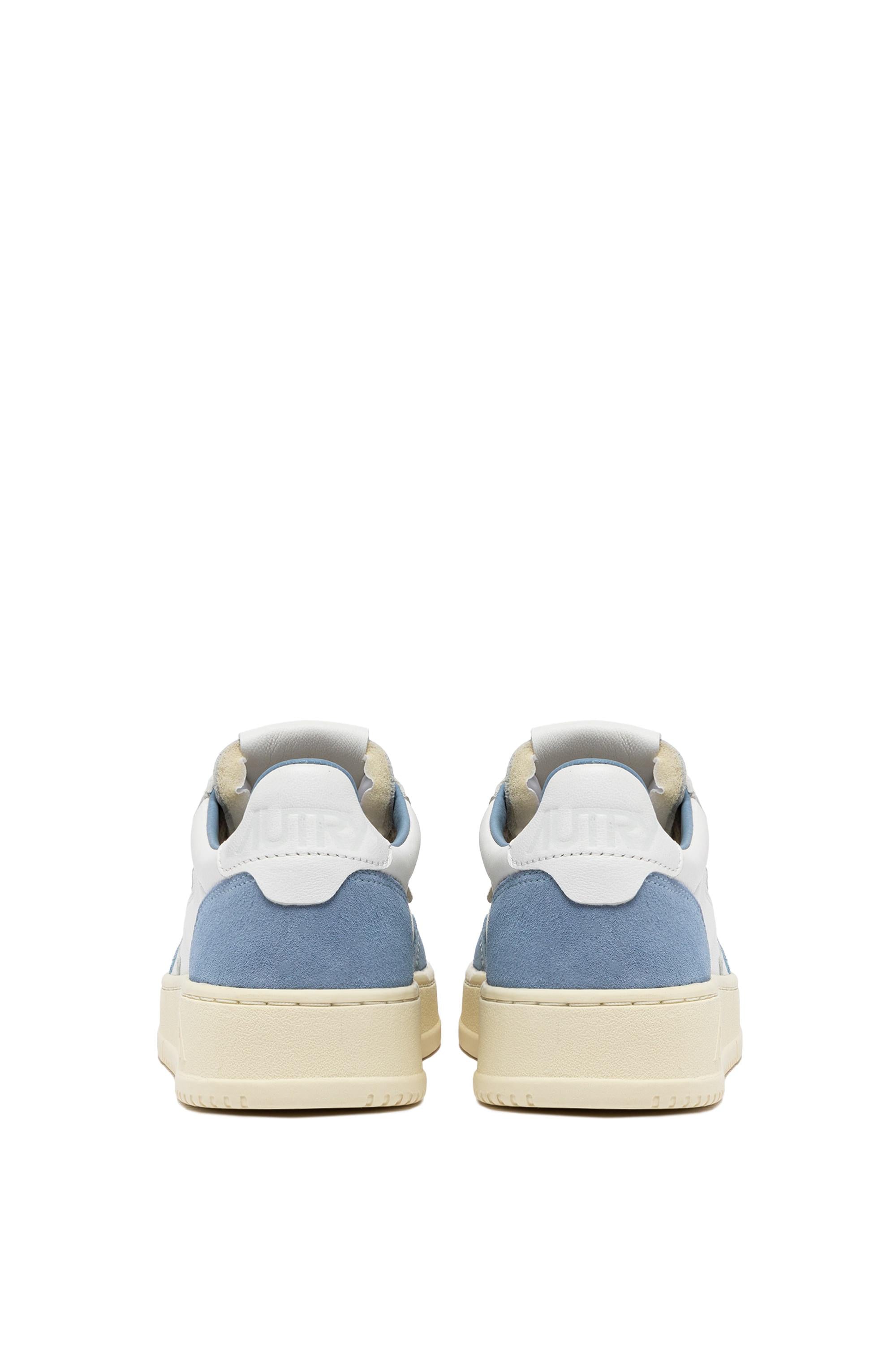 Autry Sneaker Medalist in pelle di capra e camoscio azzurro AULW GS38 WHT/STREET