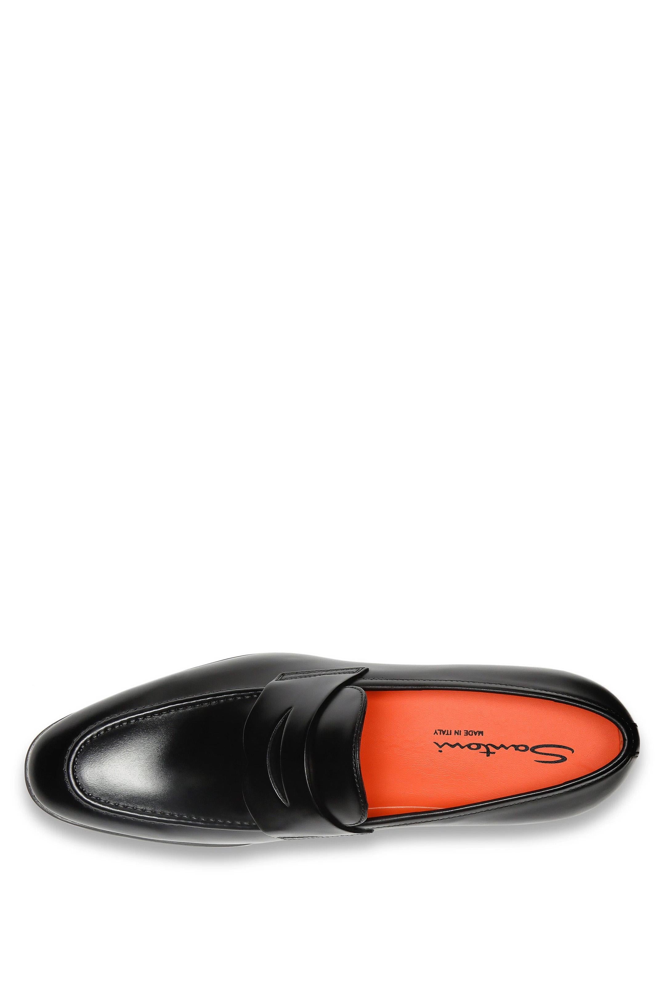 Santoni Mocassino penny loafer in pelle MGSI14944SMABUSF N01