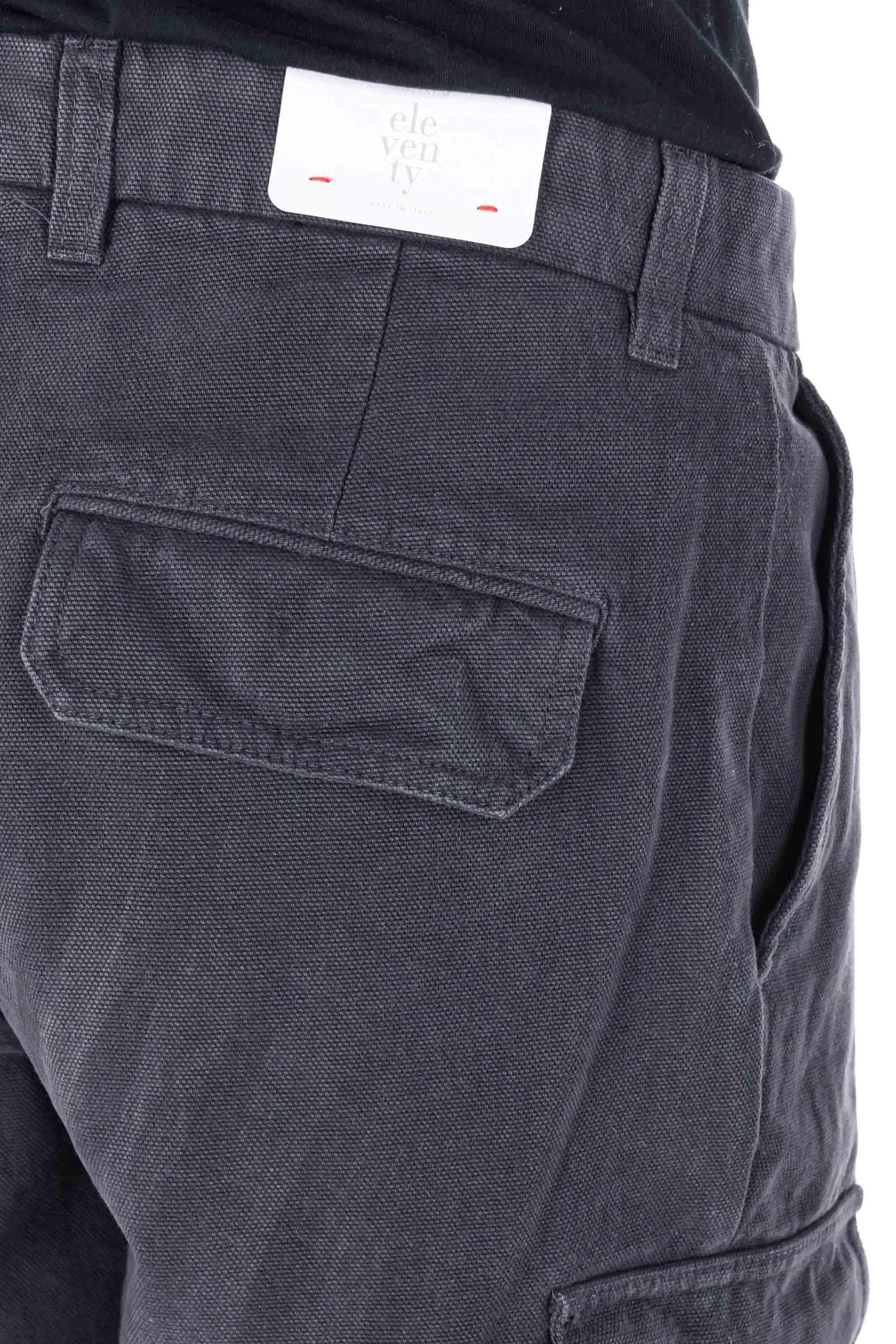 Eleventy Pantalone cargo in cotone armaturato L75PANL03 TET0L006/2 22