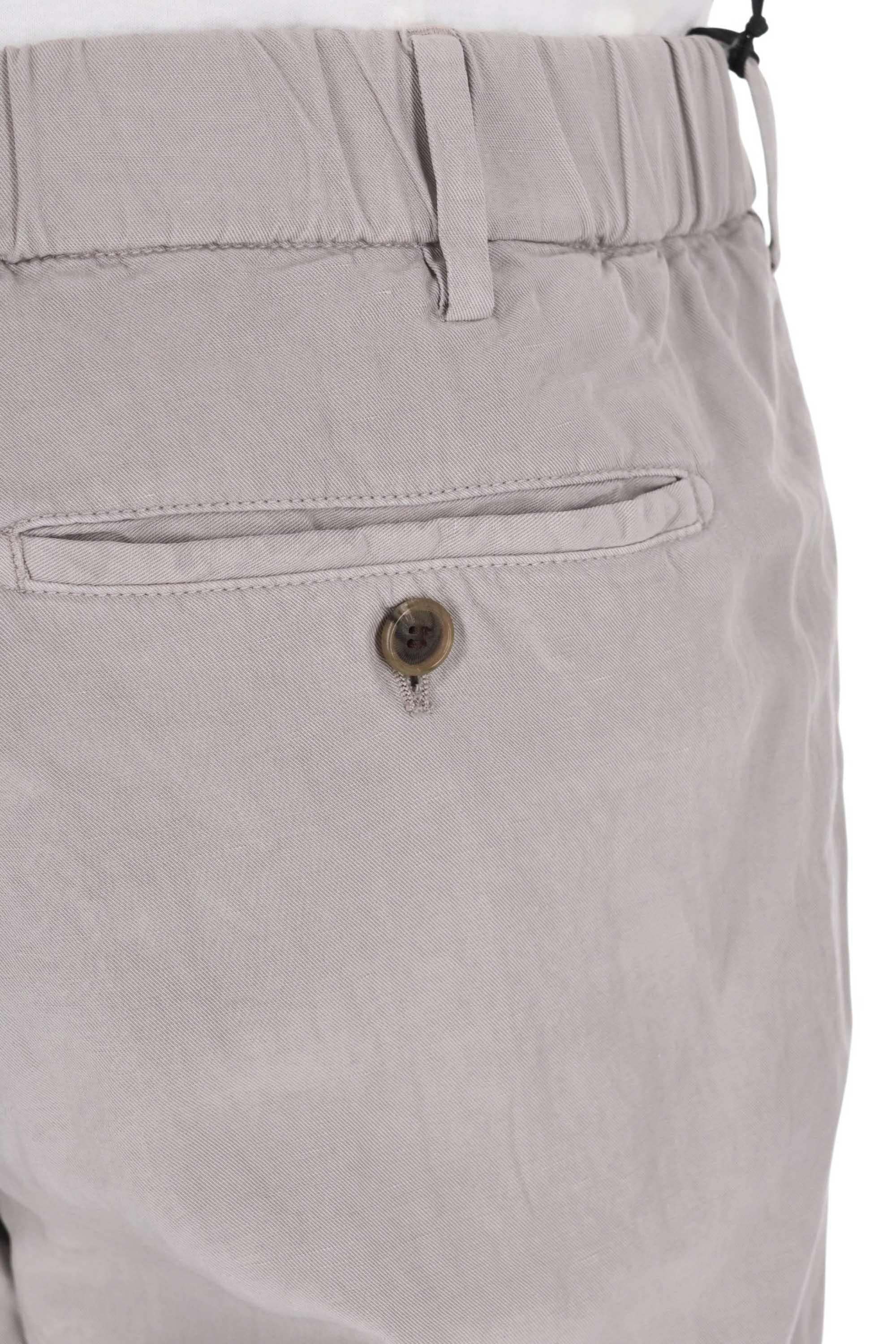 Myths Pantalone Apollo con coulisse in lyocell-lino-cotone 26M12L 80 46