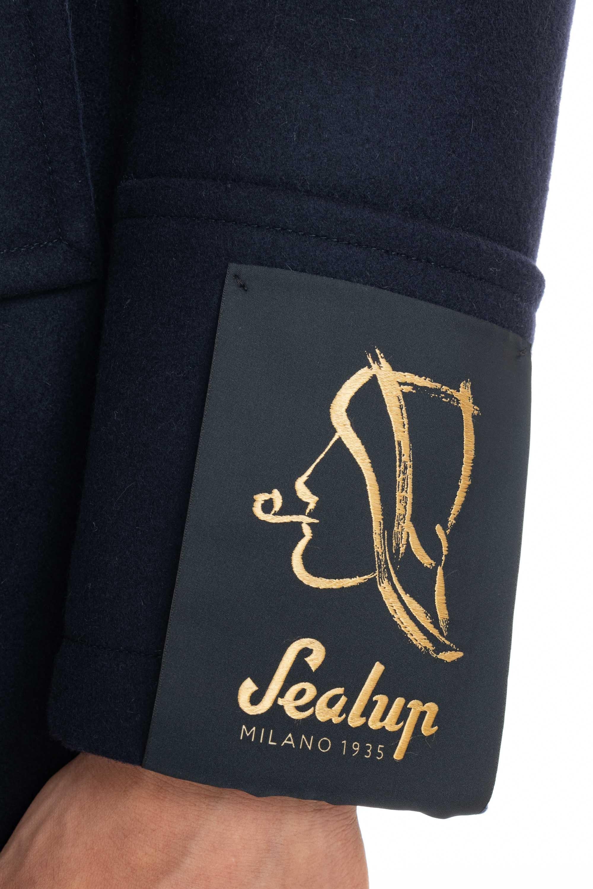 Peacoat in lana antiacqua mod. Genova 50092 7591 01 Sealup