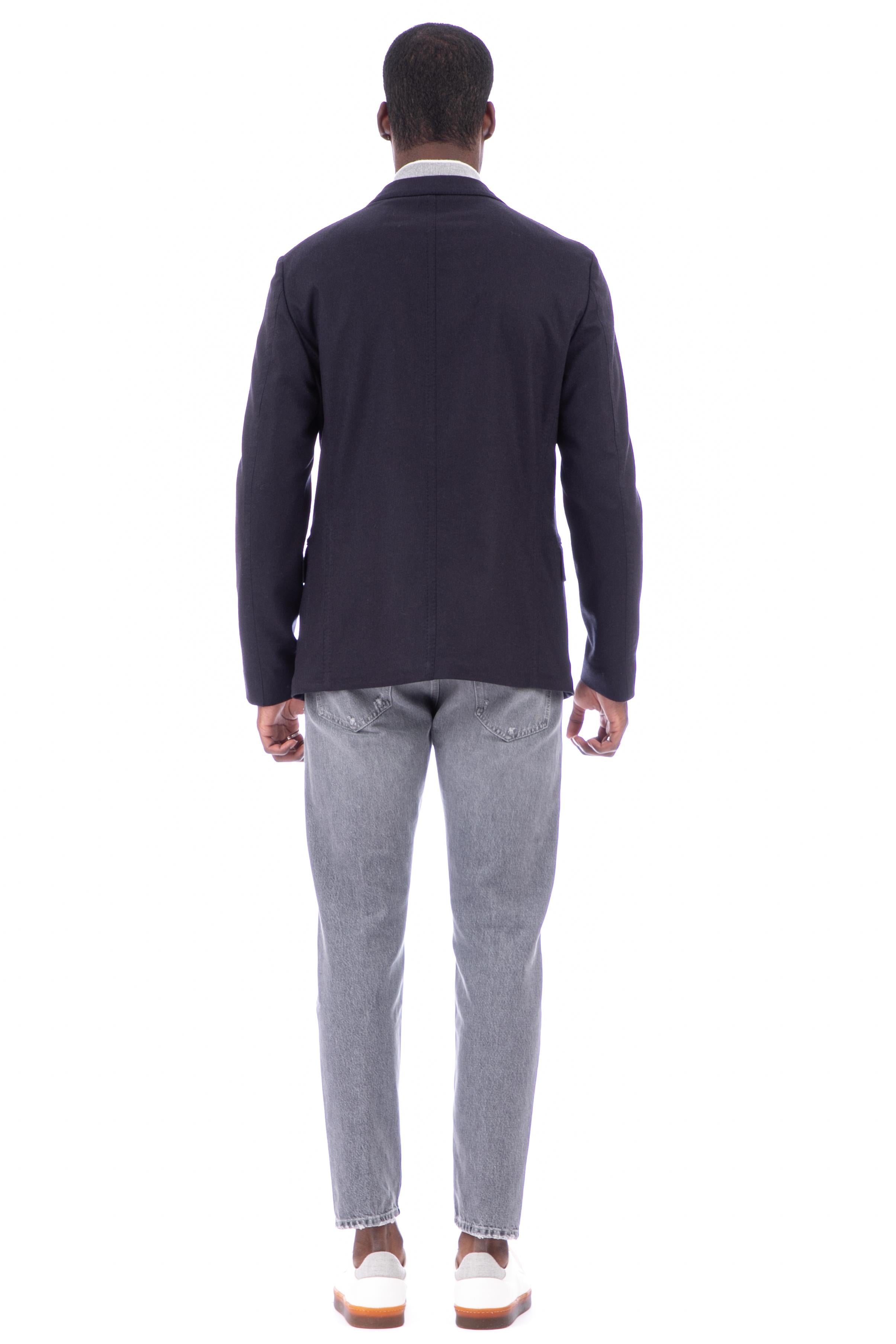 Eleventy Giacca in jersey di lana F70GIAF03 TES0F139 19
