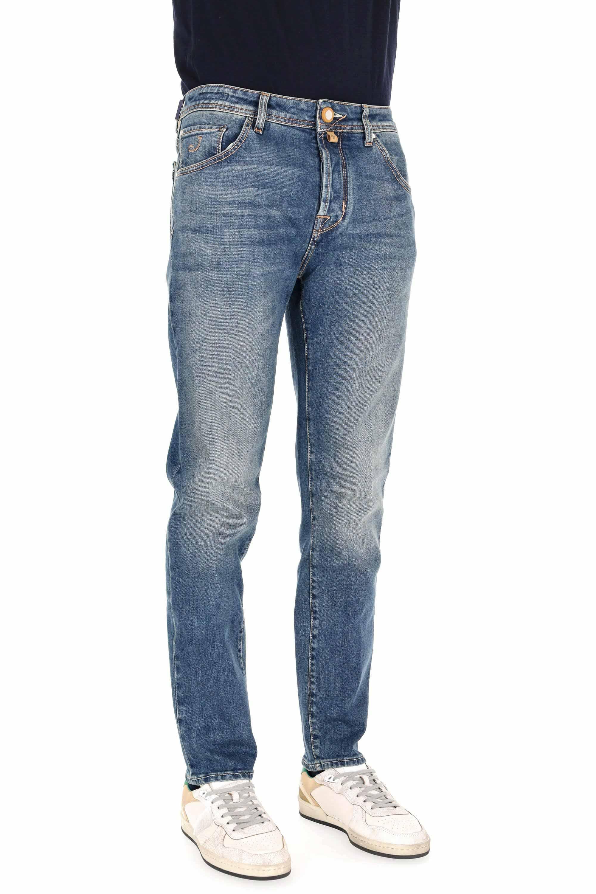 Jacob Cohen Jeans comfort etichetta geometrica cavallino Scott fit JUM_QM015-040-S4289 200D