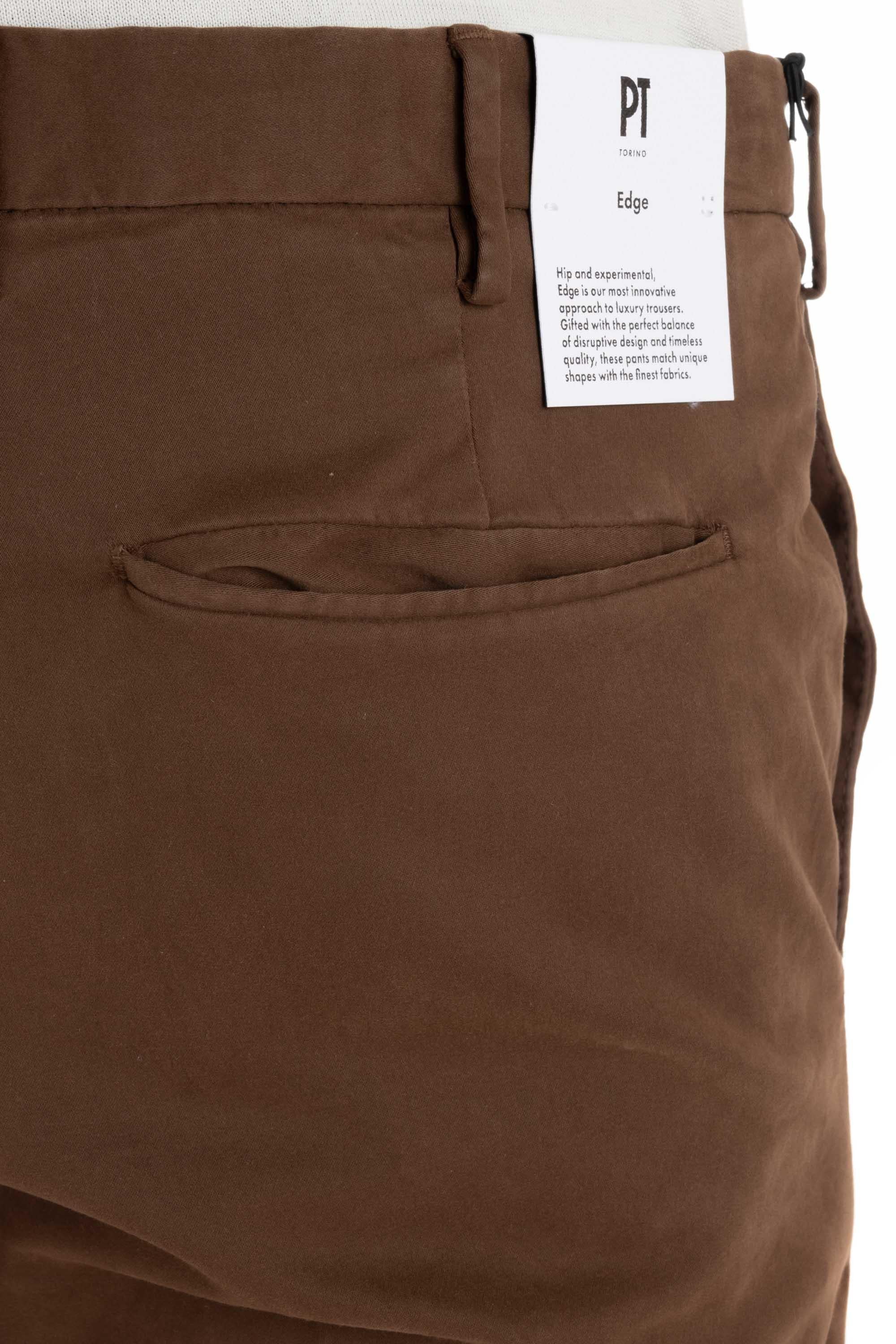PT Torino Pantalone in rasatello di cotone Dieci fit ATX0Z00FWD NK20_3 Y175