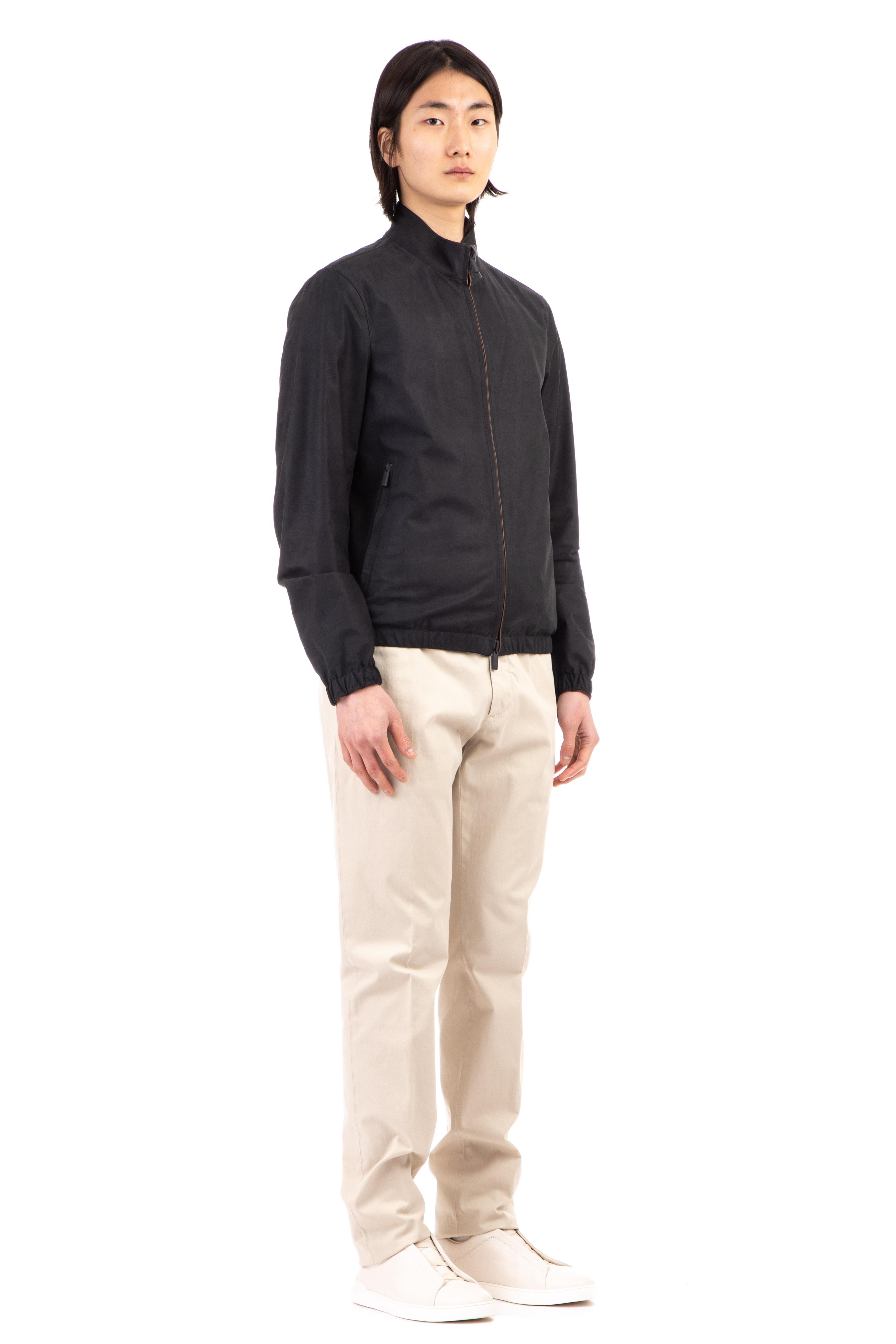 Zegna Bomber in nabuck supersoft UVPNT V179T 531