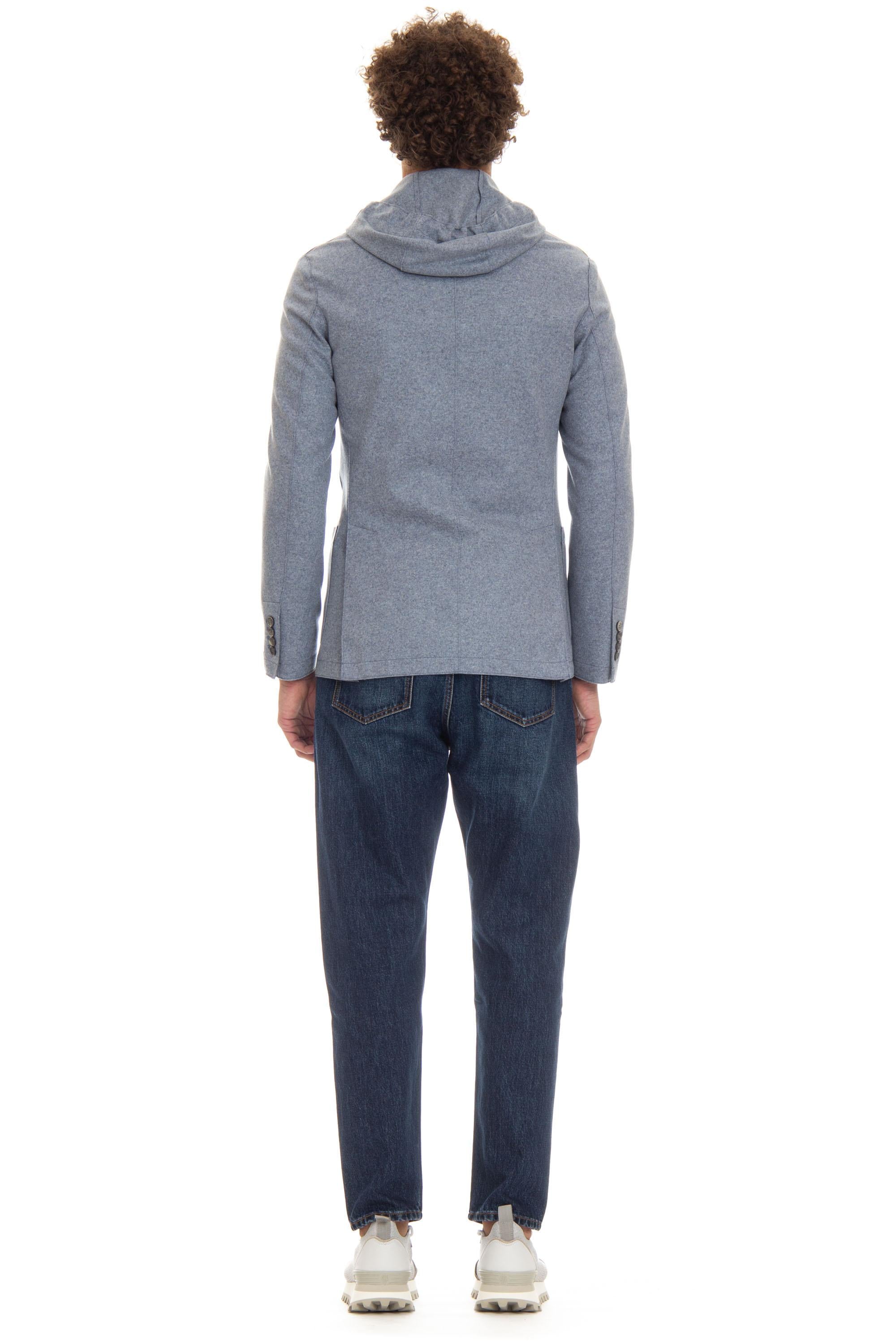 Eleventy Giacca in misto lana con pettorina J70GIAF02 JAC24018 08N