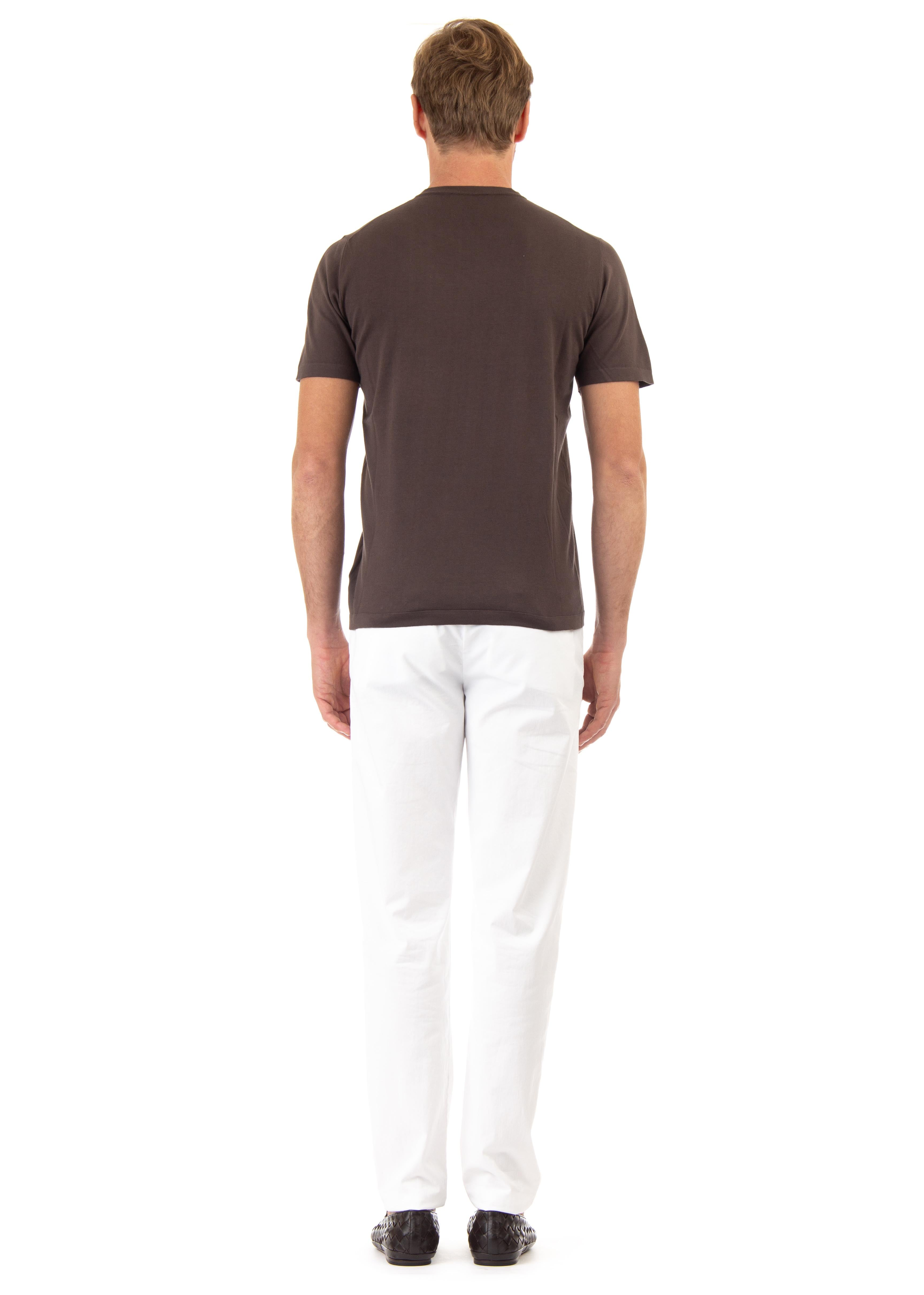 T-shirt in leggero cotone giza45 superior MU114F/2 163F Il Setaccio