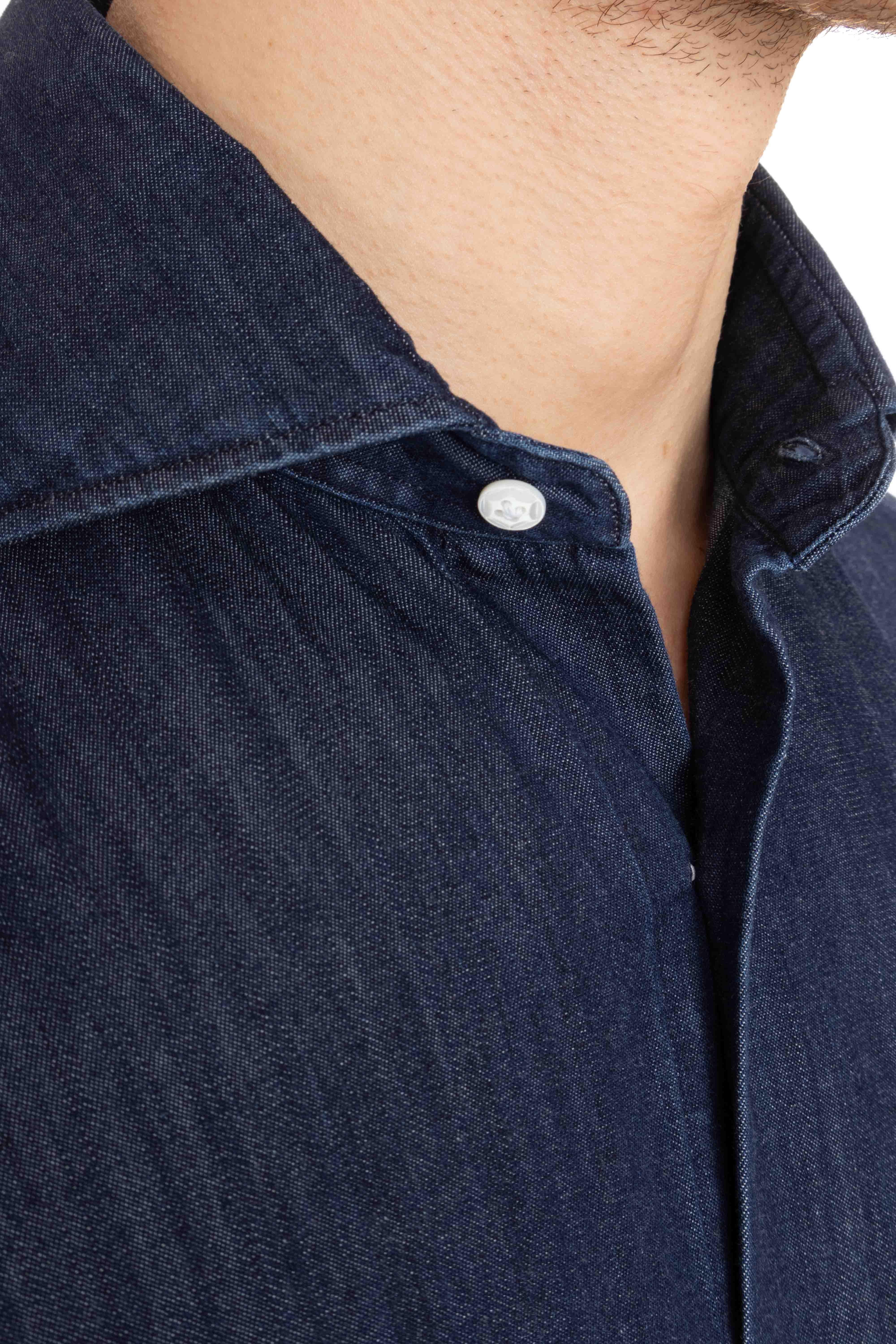 Camicia sartoriale in denim LIU13P0136035.U MULTICOLOR Barba
