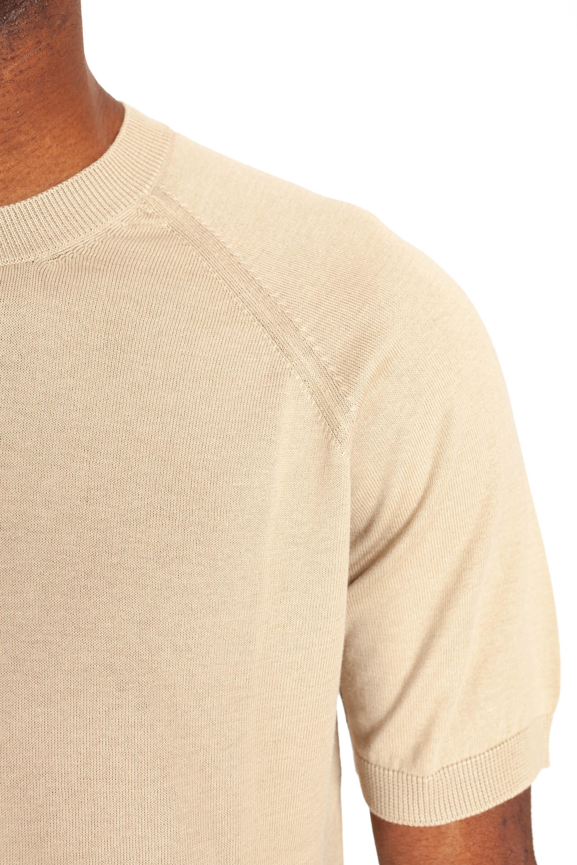 T-shirt in cotone con manica raglan 57104 18017/3 120 Gran Sasso