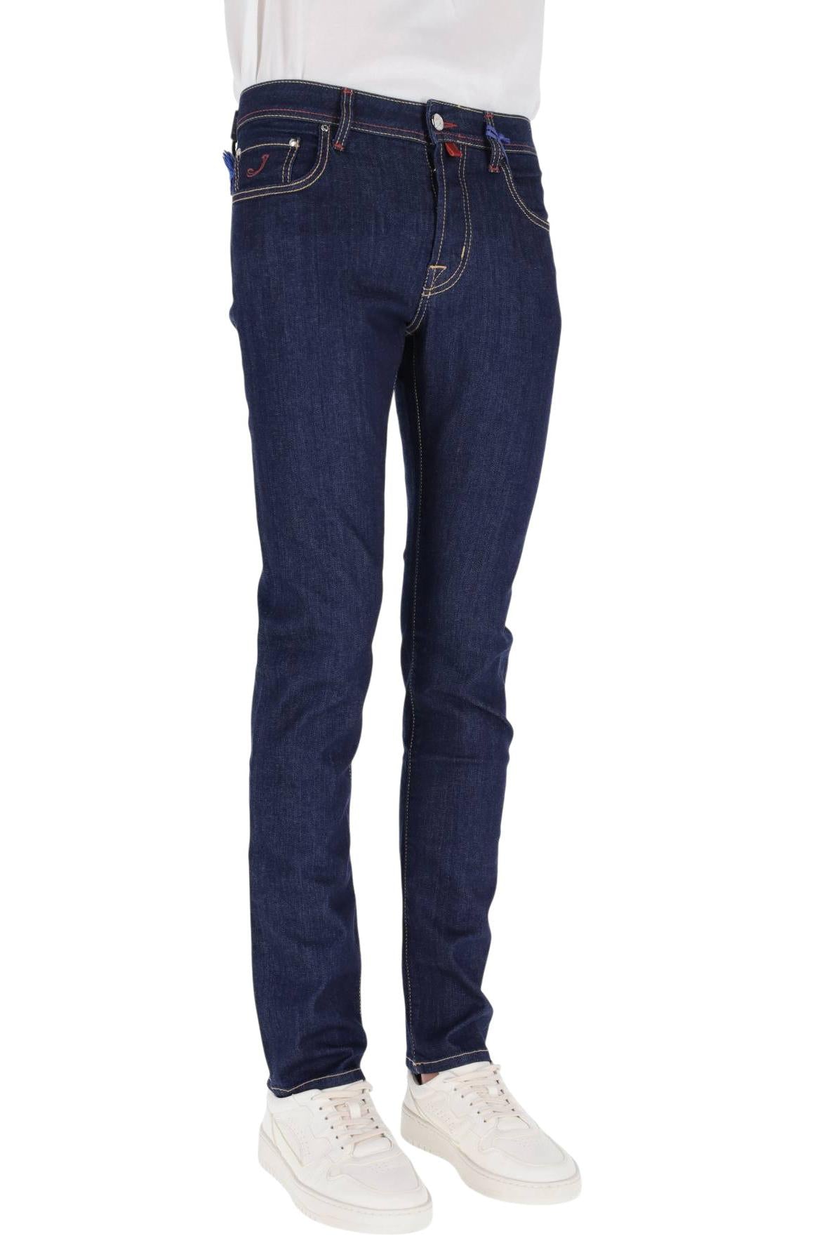 Jacob Cohen Jeans in cotone comfort etichetta cavallino rosso Bard fit JUX_QX004 001 S3623 BARD 100D
