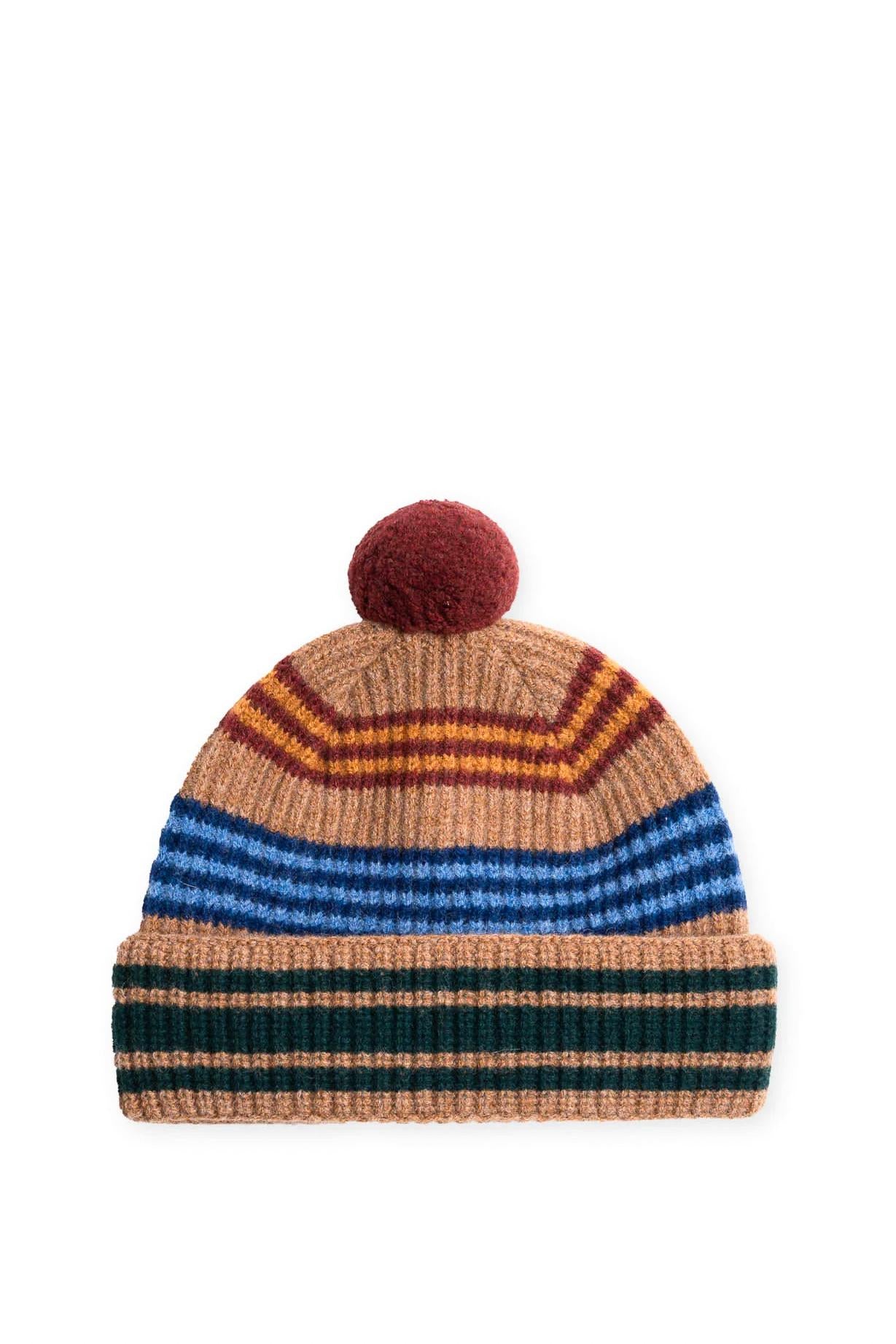 Howlin' Beanie in lana con pon pon SLOW HAT/2 NUTS