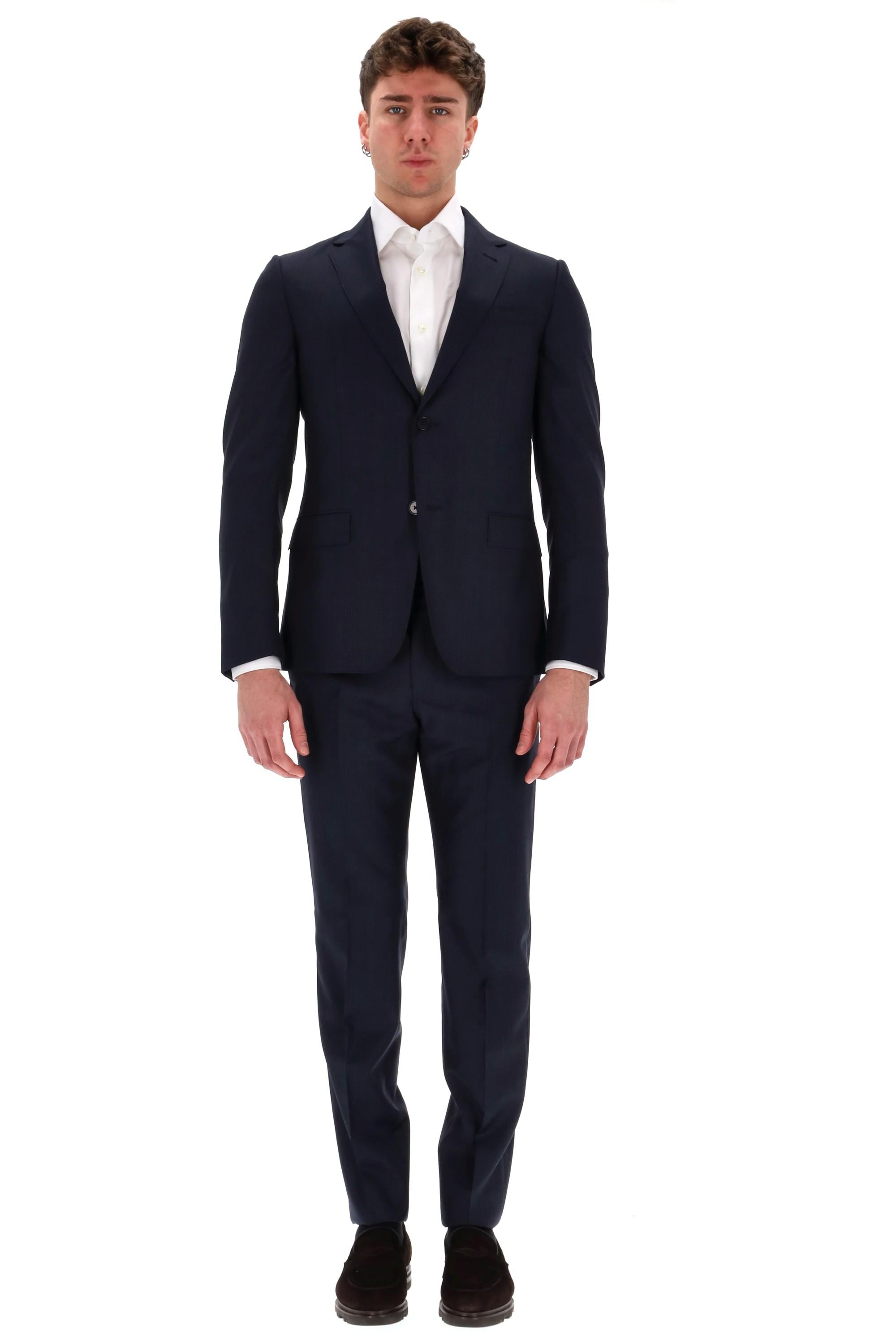 Zegna Abito in lana drop 8 822700A8 281CGA 8R 001