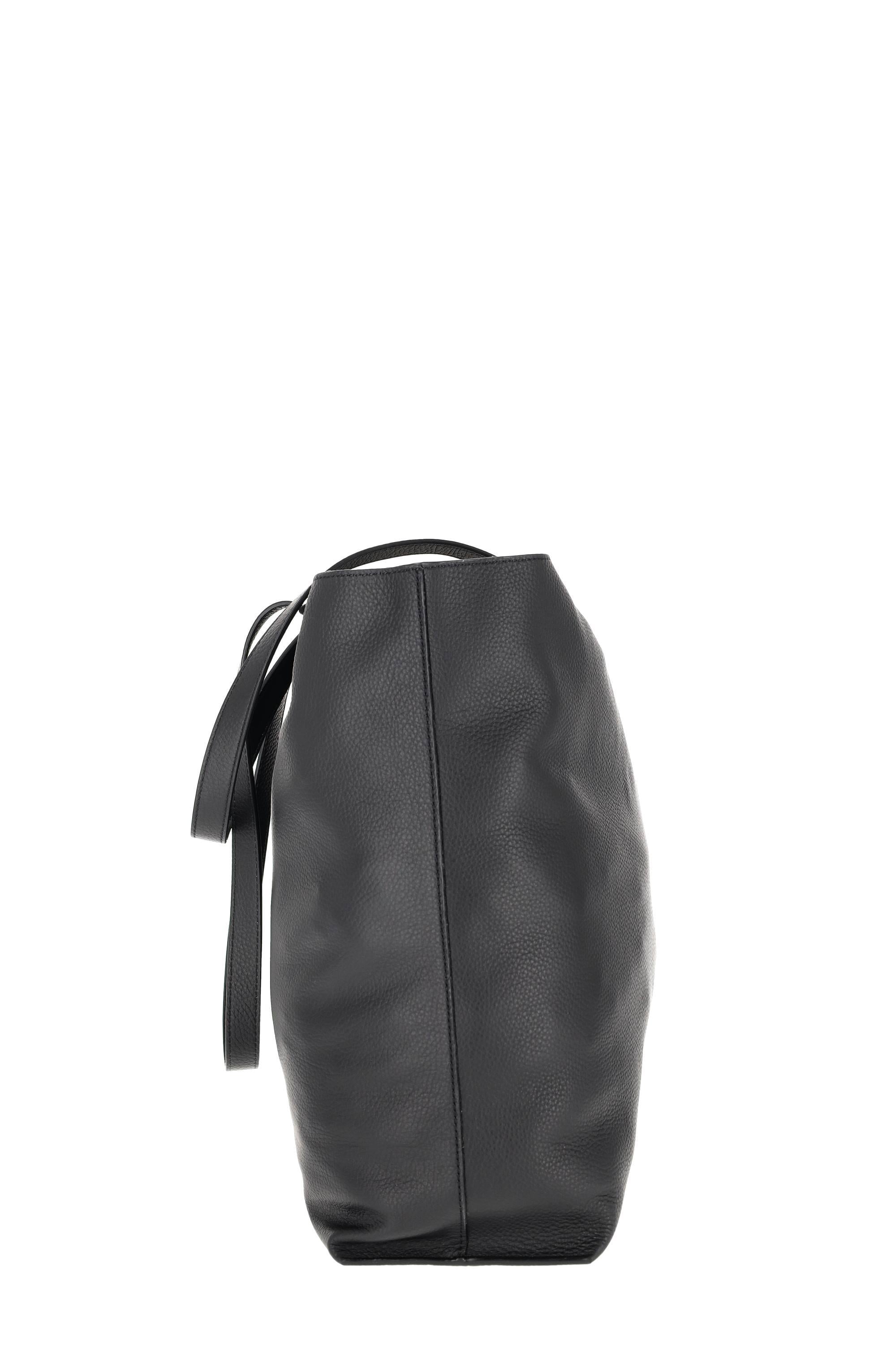 A.P.C. Borsa tote bag Maiko cabas in pelle PXCBC-M61500 LZZ-NOIR