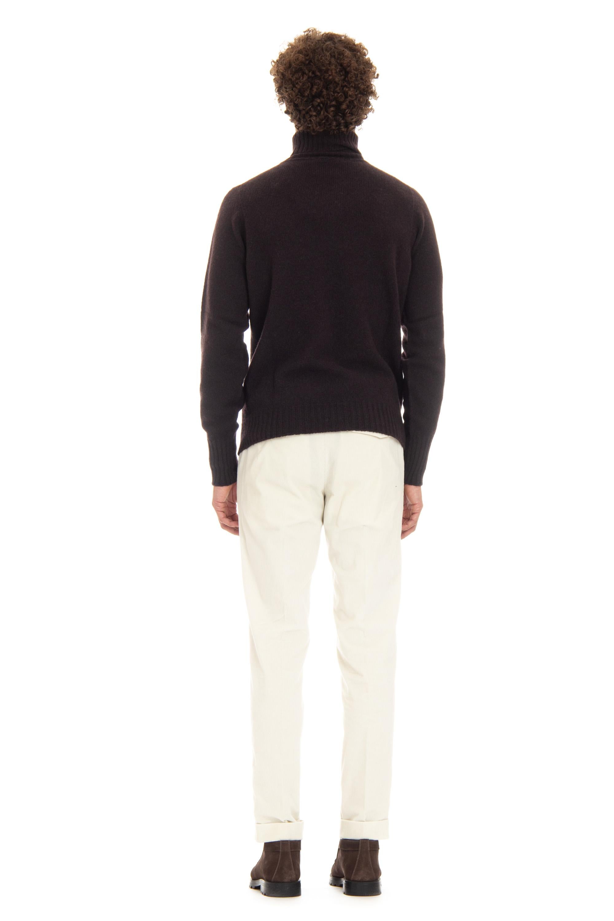 Maglia dolcevita in lana di agnello D4W404N.3 585 Drumohr