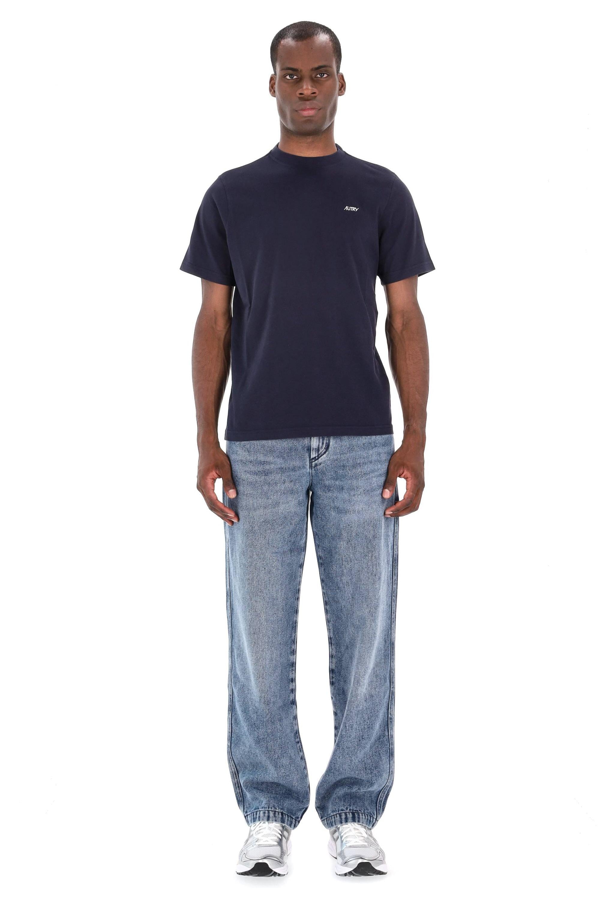 Autry T-shirt manica corta in cotone TSPM A7CB BLUE