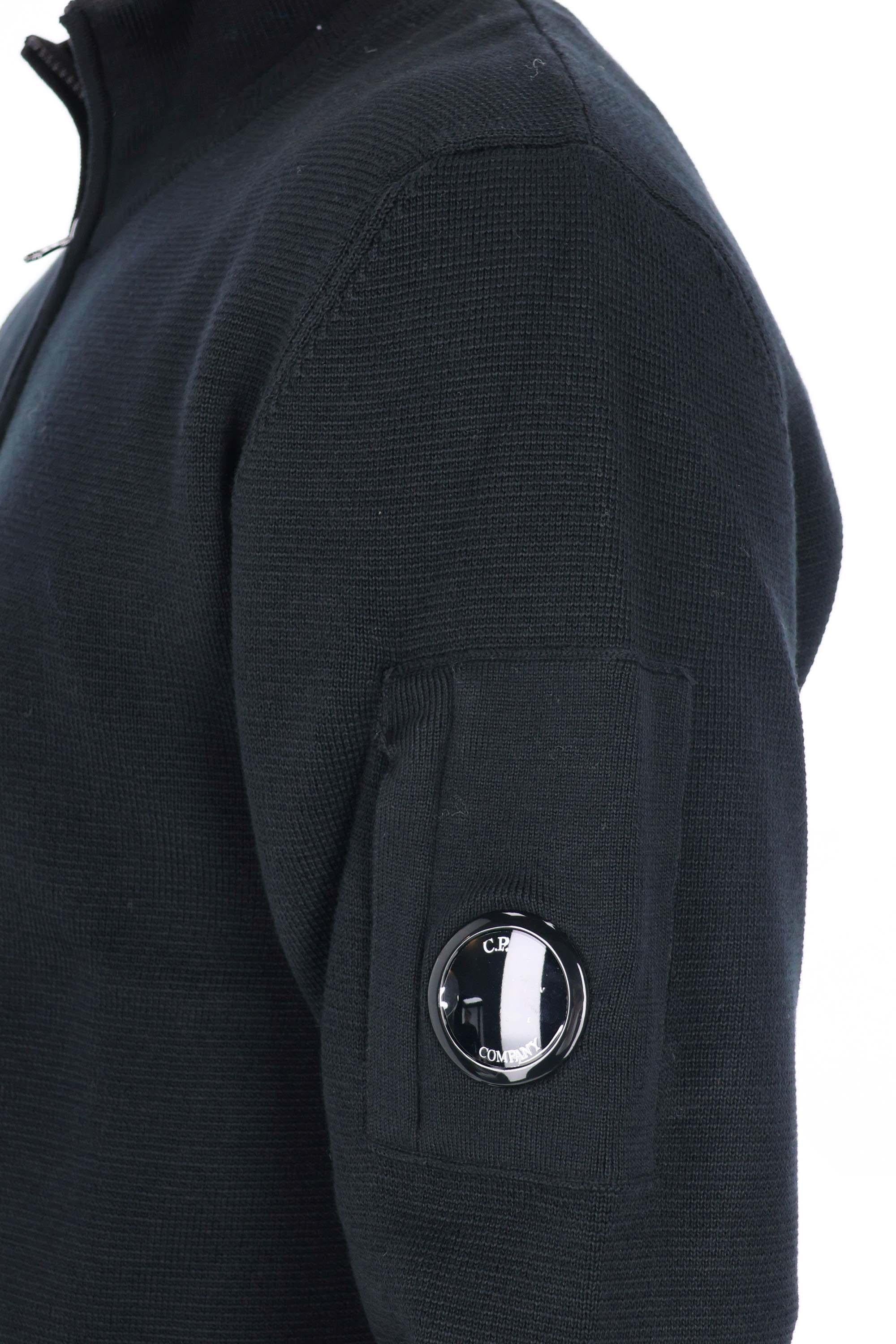 CP Company Cardigan full zip in lana re-wool MKN202A00-6595A 999