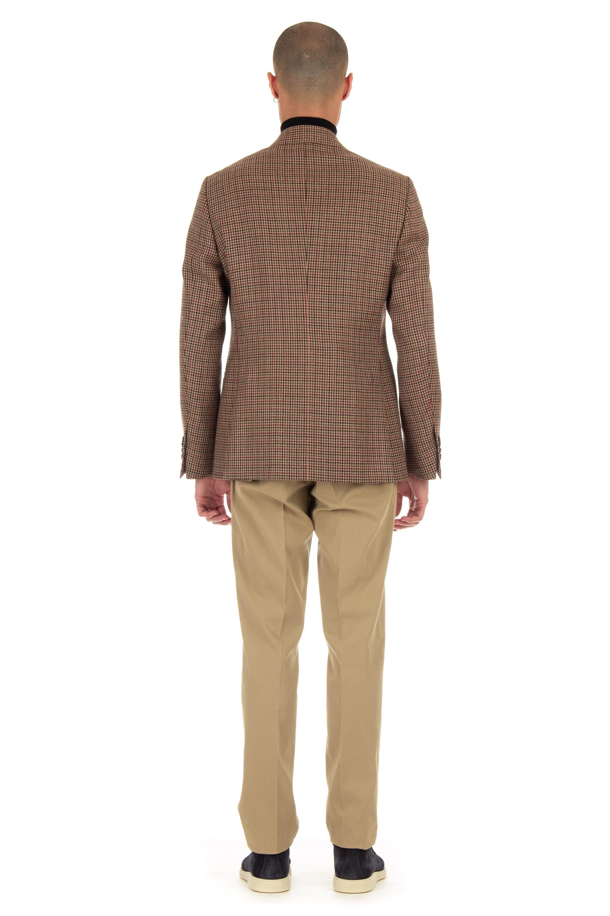 Lardini Giacca pied poule doppiopetto in lana IT6740E ITSK61541 300RO
