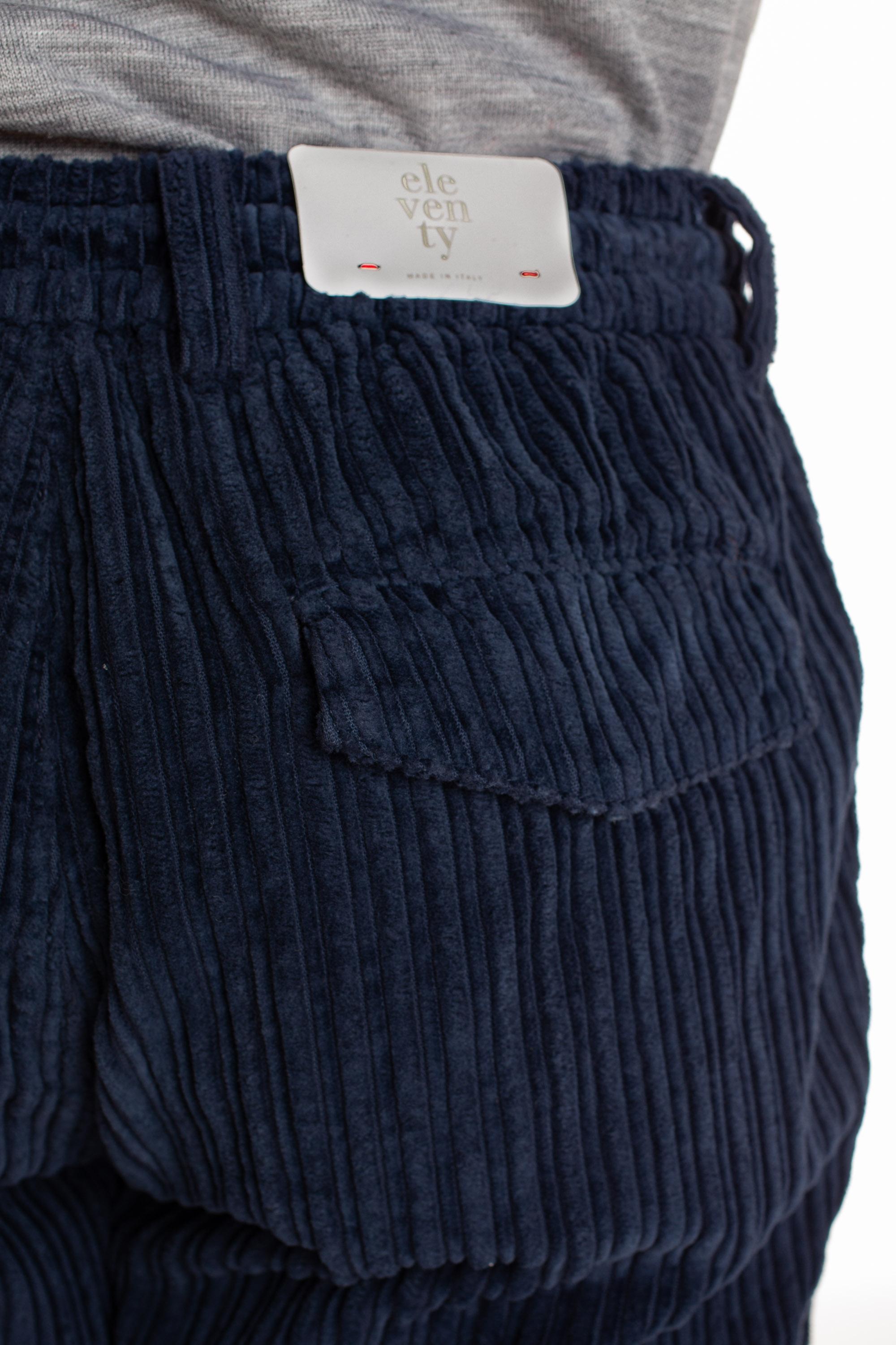 Pantalone jogger in velluto costa roccia H70PANH01/2 TET0H008 11 Eleventy
