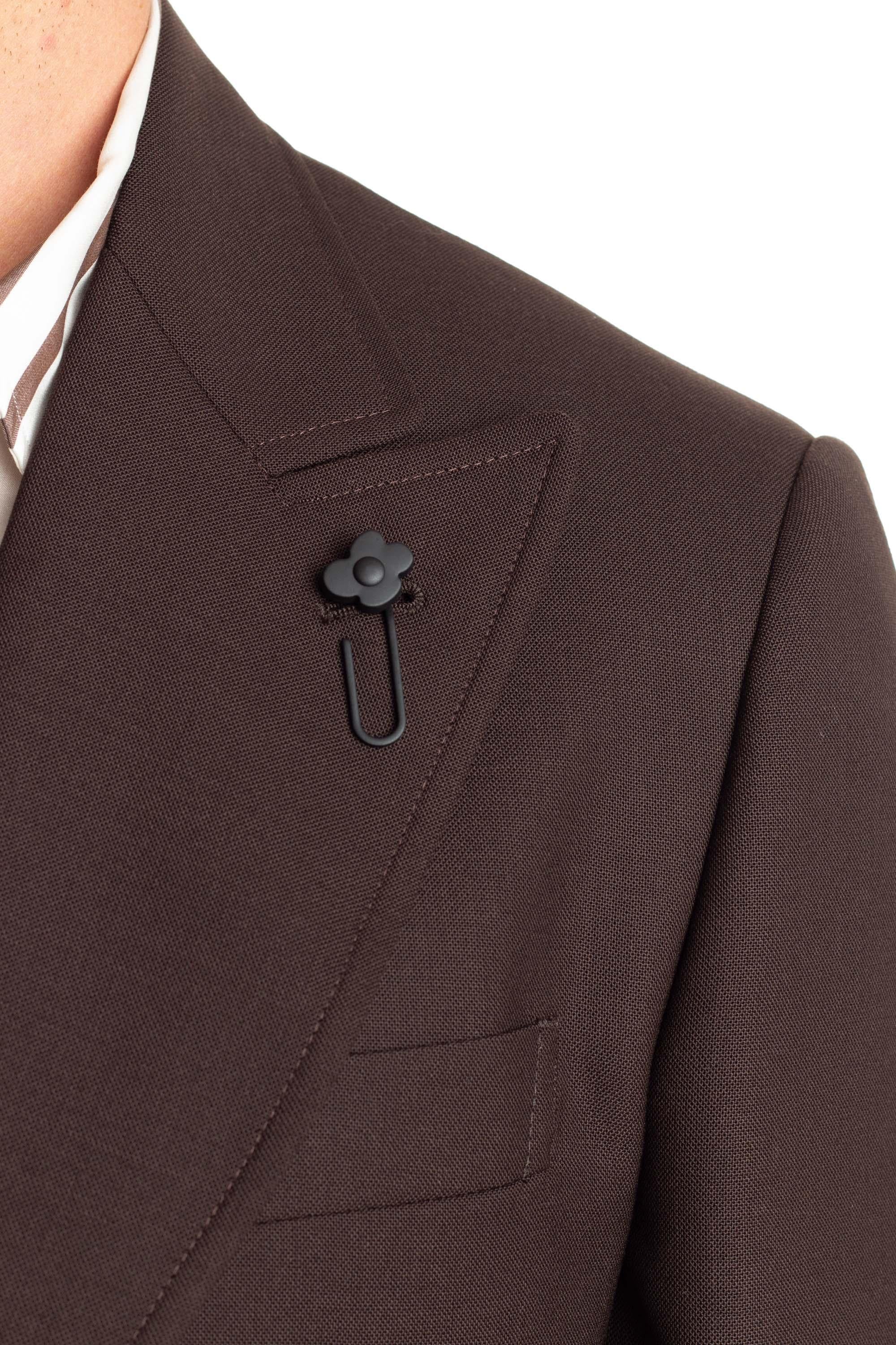Giacca in lana revers lancia EQ6901E EQSK62408 450 Lardini