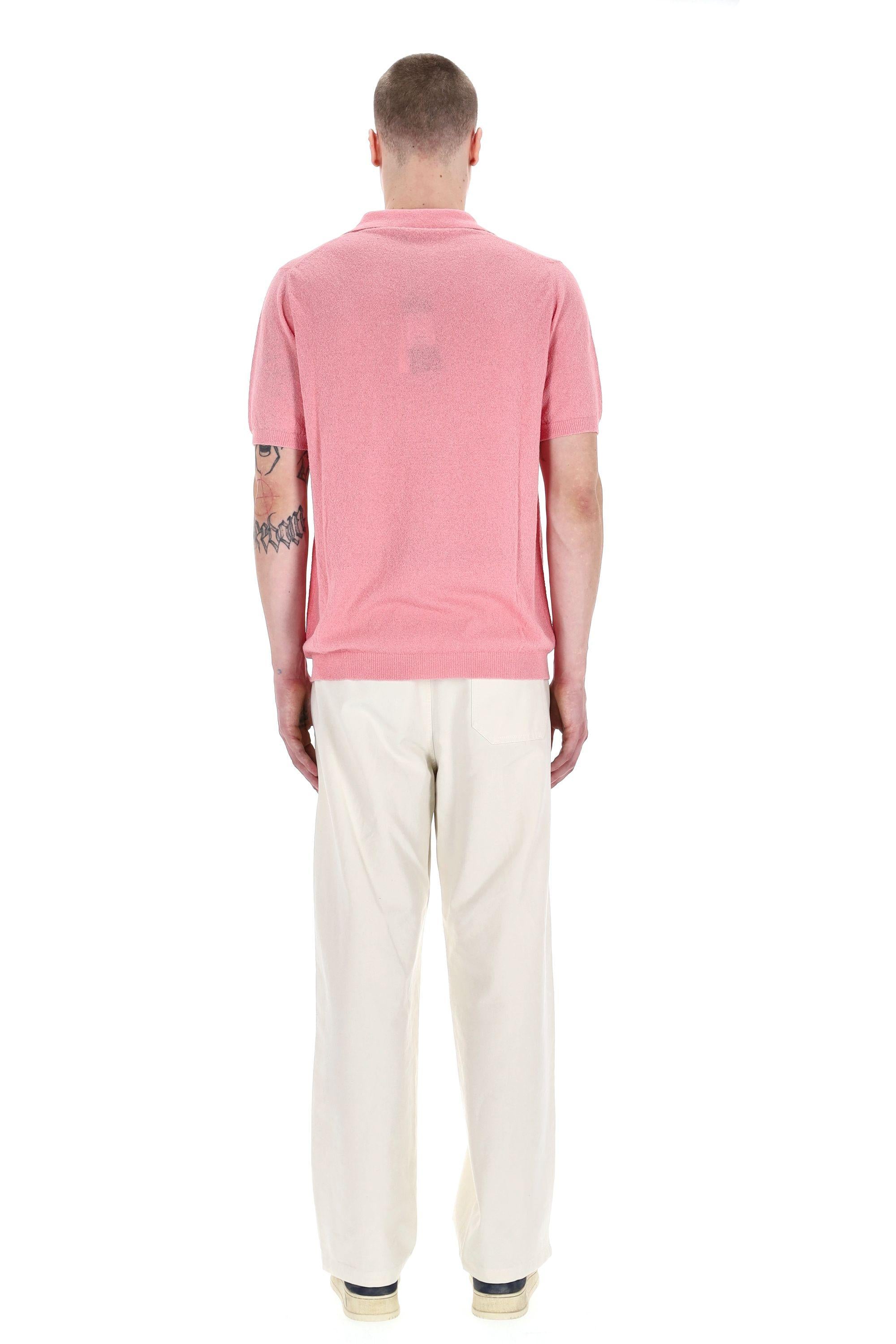 Polo in leggera spugna open collar RB44124-2 RB4430 Roberto Collina