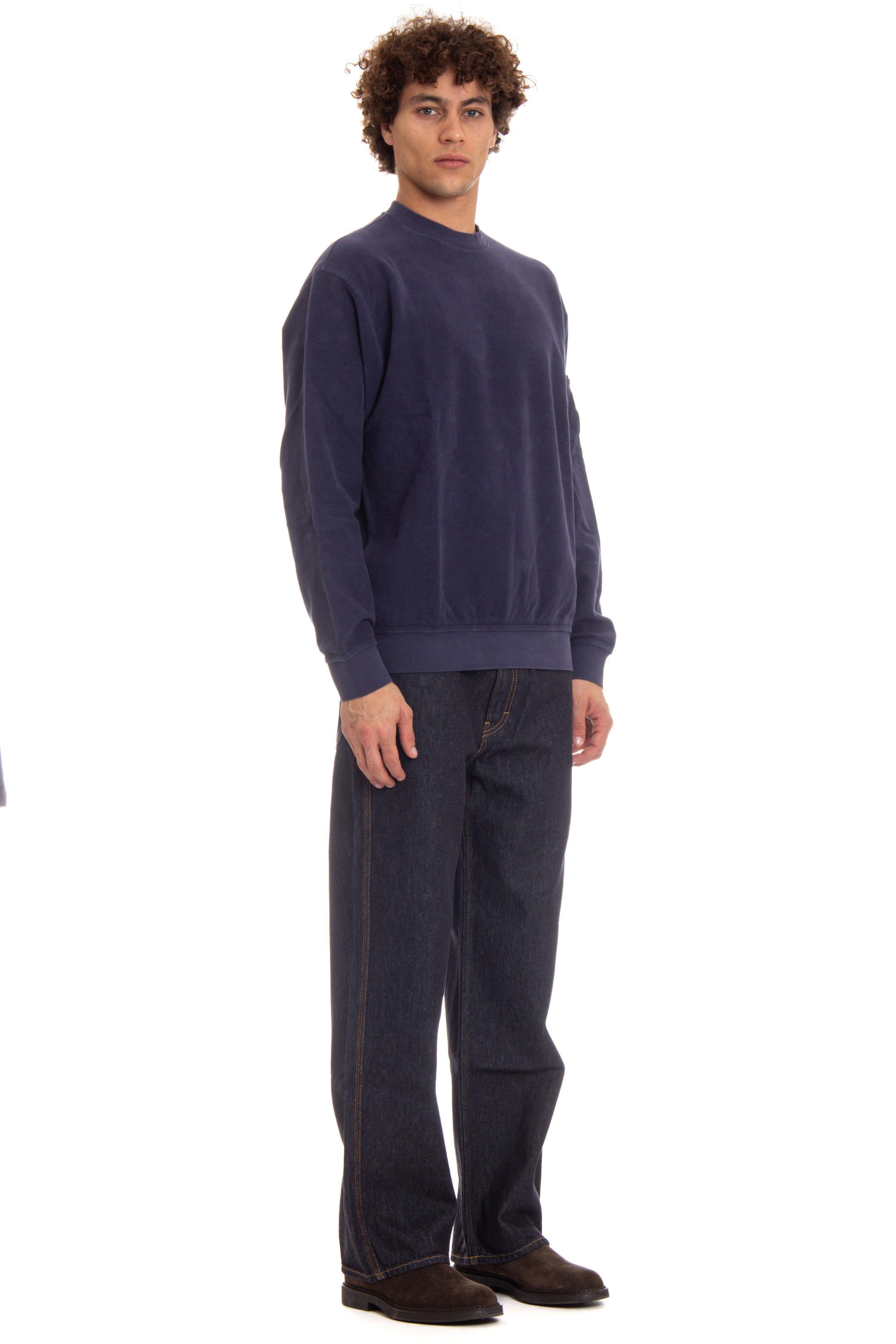 Felpa girocollo in cotone brushed CMSS285A 006614G/2 887 CP Company