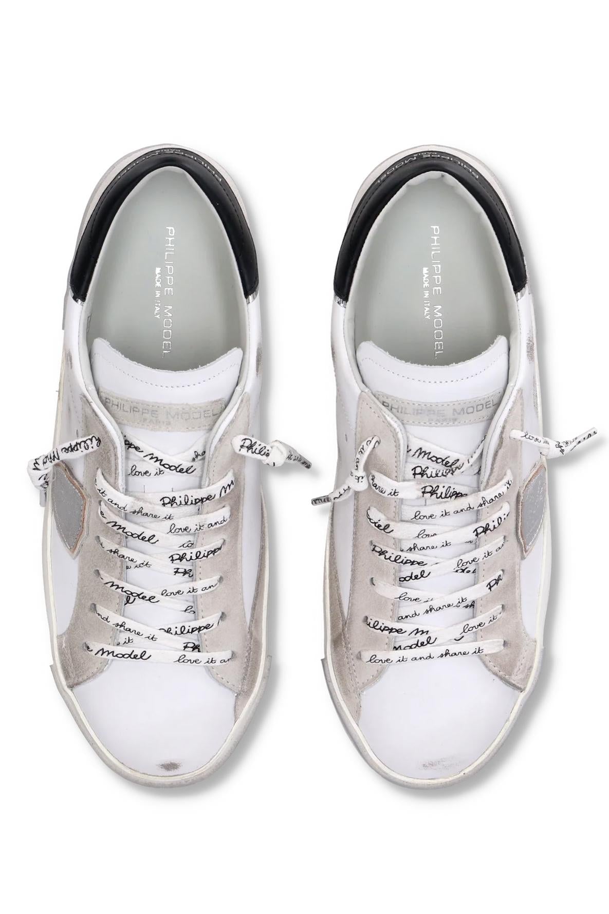 Philippe Model Sneaker Paris in pelle talloncino nero PRLU.PRSX/2 MA02