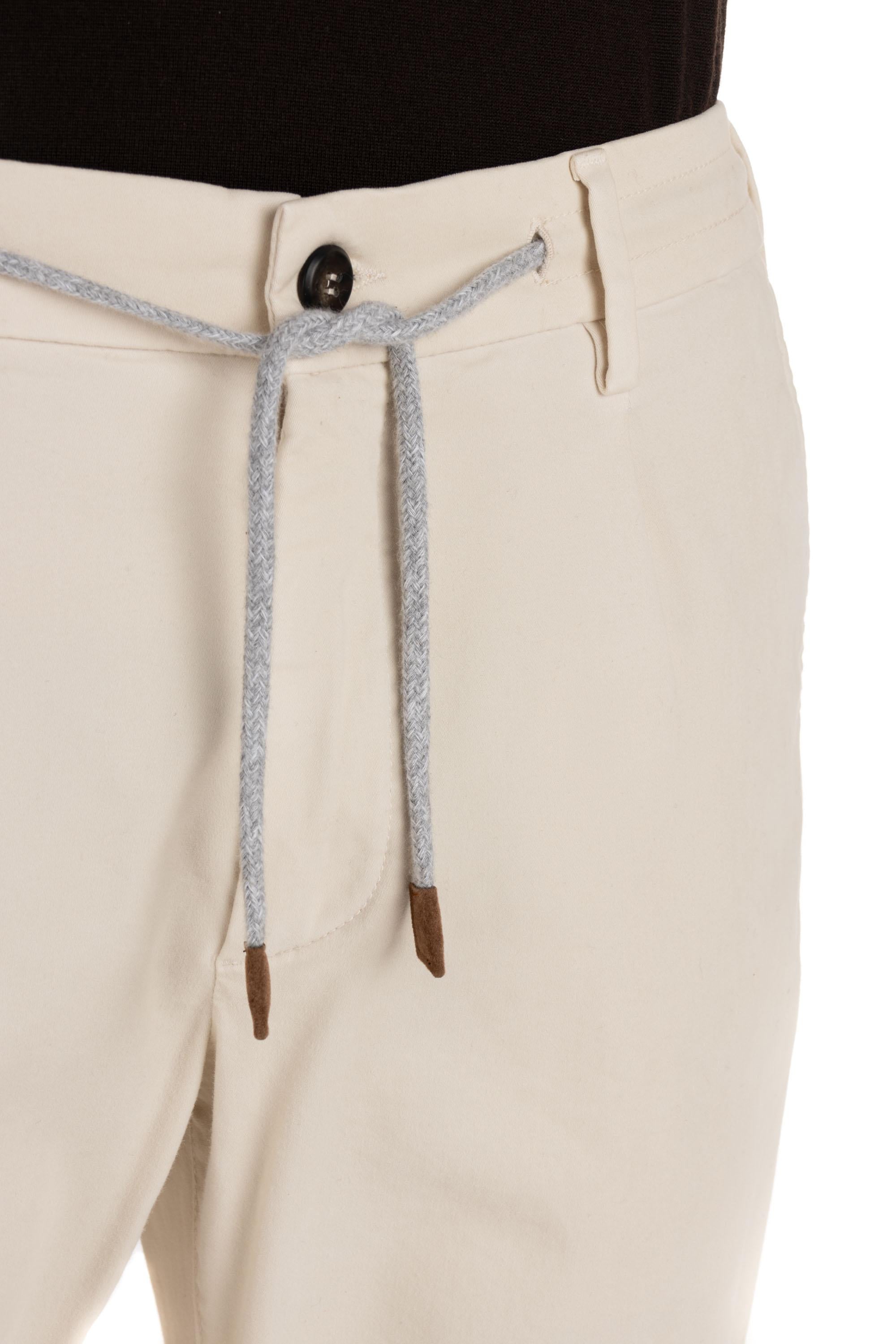 Eleventy Pantalone jogger in fustagno di cotone-lyocell J75PANB21 TET0H002 02S