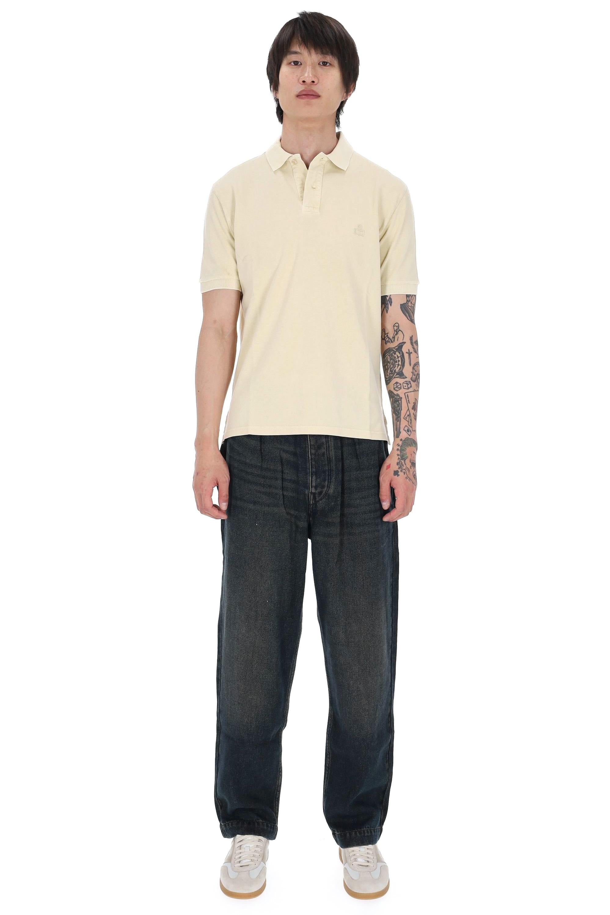 Isabel Marant Polo in piquet di cotone mod. Afko PL003HA-D1K02H 10LY