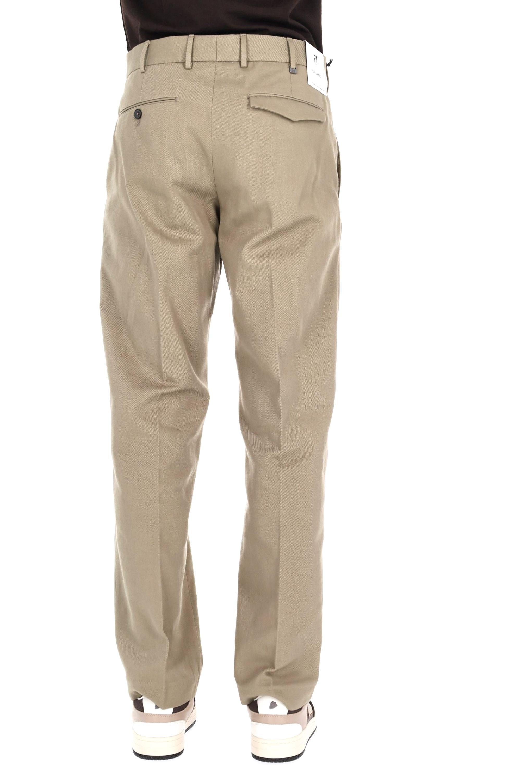 Pantalone in puro cotone diagonale deluxe linea Michael ASJDB00REW SD73 0040 PT Torino