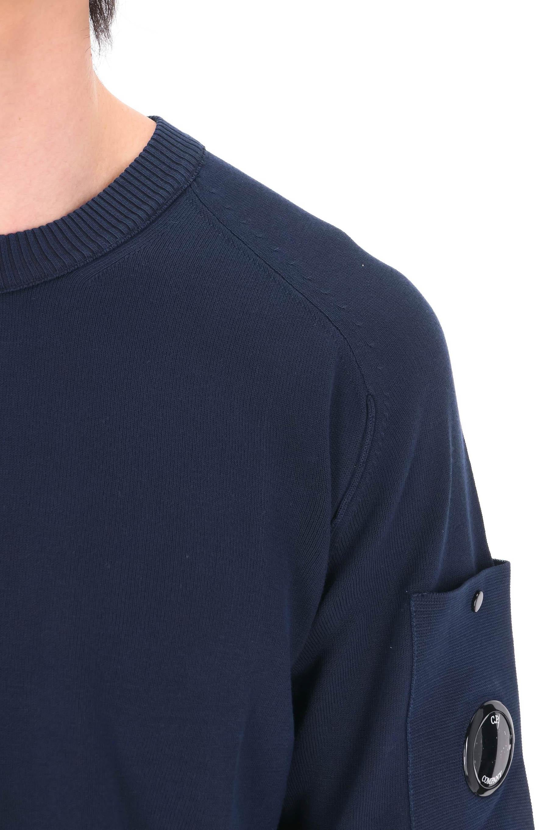 CP Company Maglia girocollo in cotone crepe 20CMKN105A 006323O/2 888