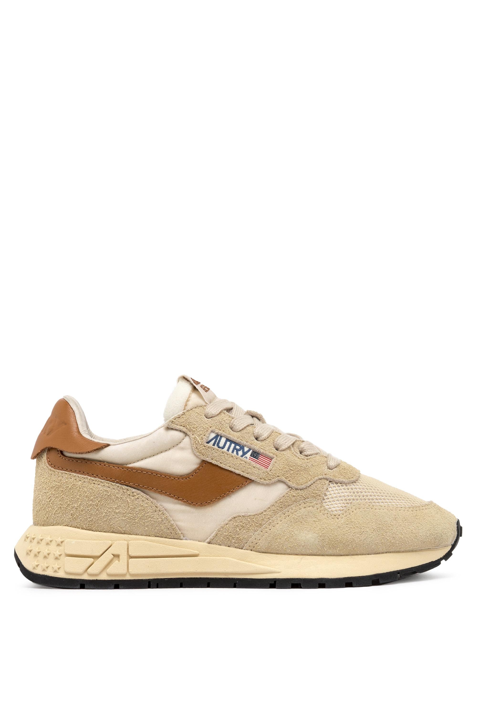 Autry Running donna Reelwind in nylon e camoscio ecrù WWLW UT10 ECRU/CATHSPY