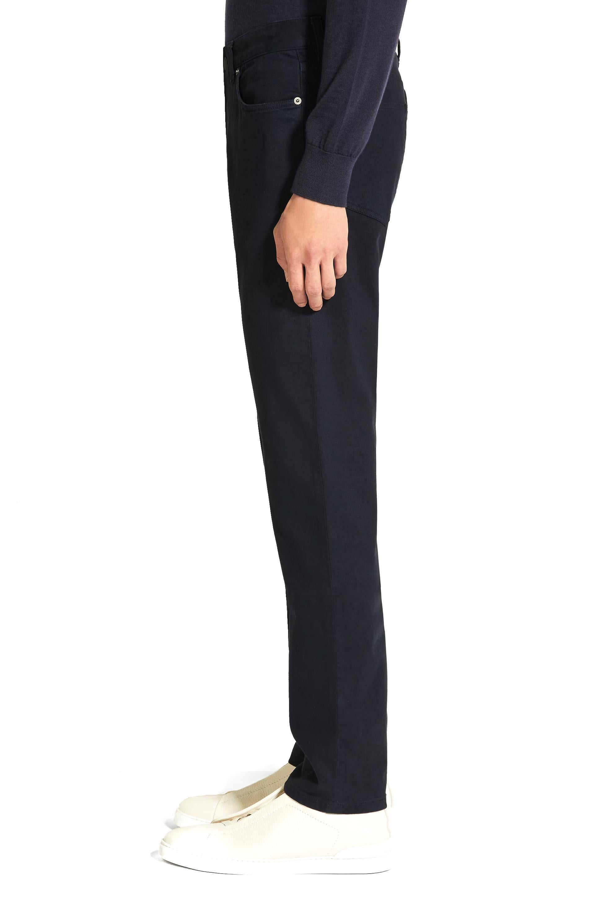 Zegna 5 tasche color blu comfort Roccia E8PZW CITY-2 NAV