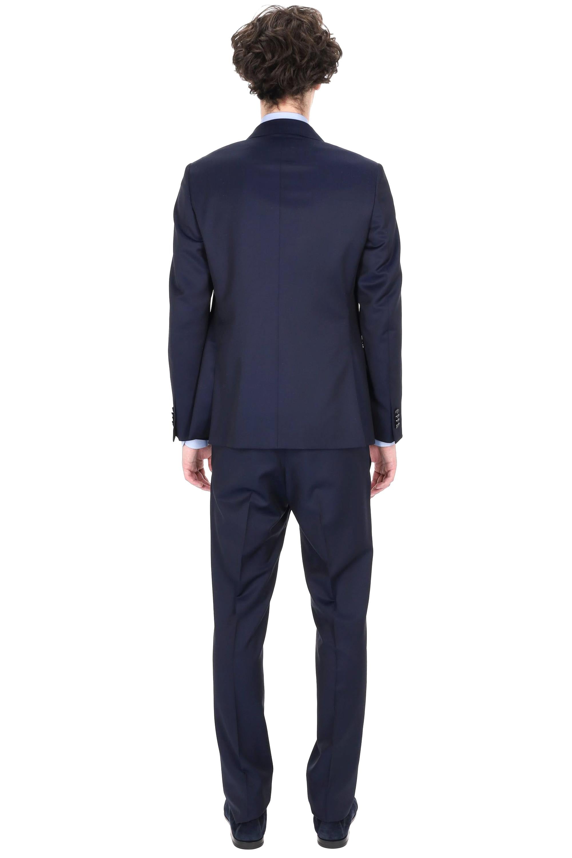 Zegna Abito in lana-mohair drop 7 317700A3-28QCGN 7R