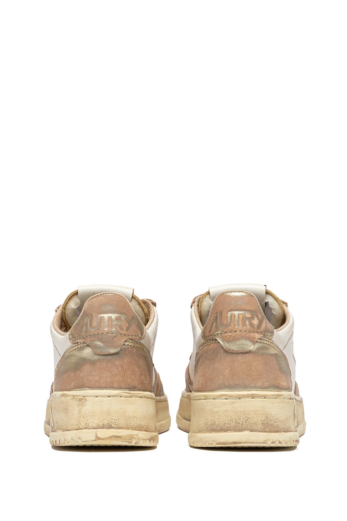 Autry Sneaker Medalist SuperVintage in pelle bicolor AVLM MT10 SILV/PLAT