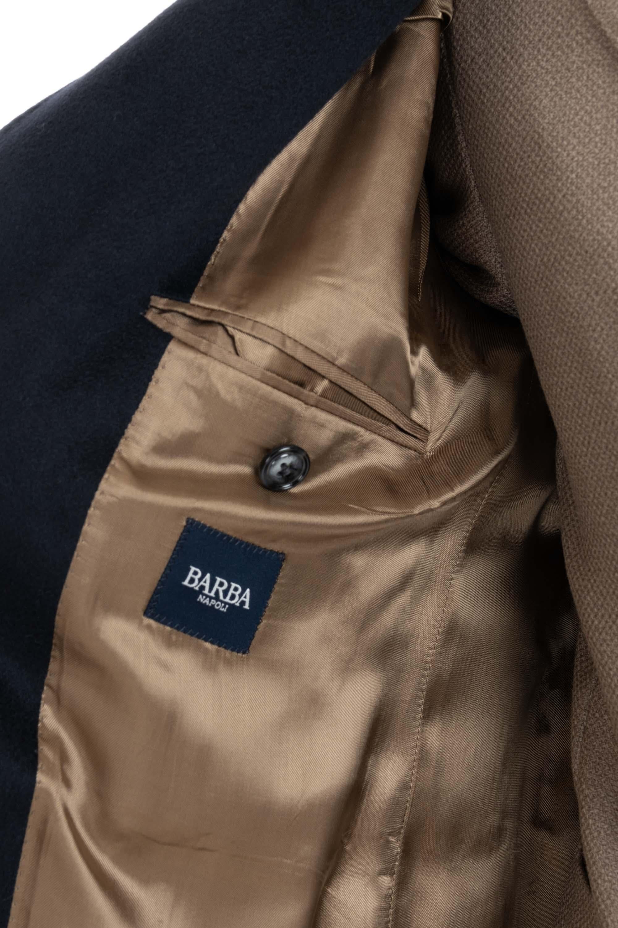 Cappotto monopetto in puro cashmere COAT 43084 0001 Barba