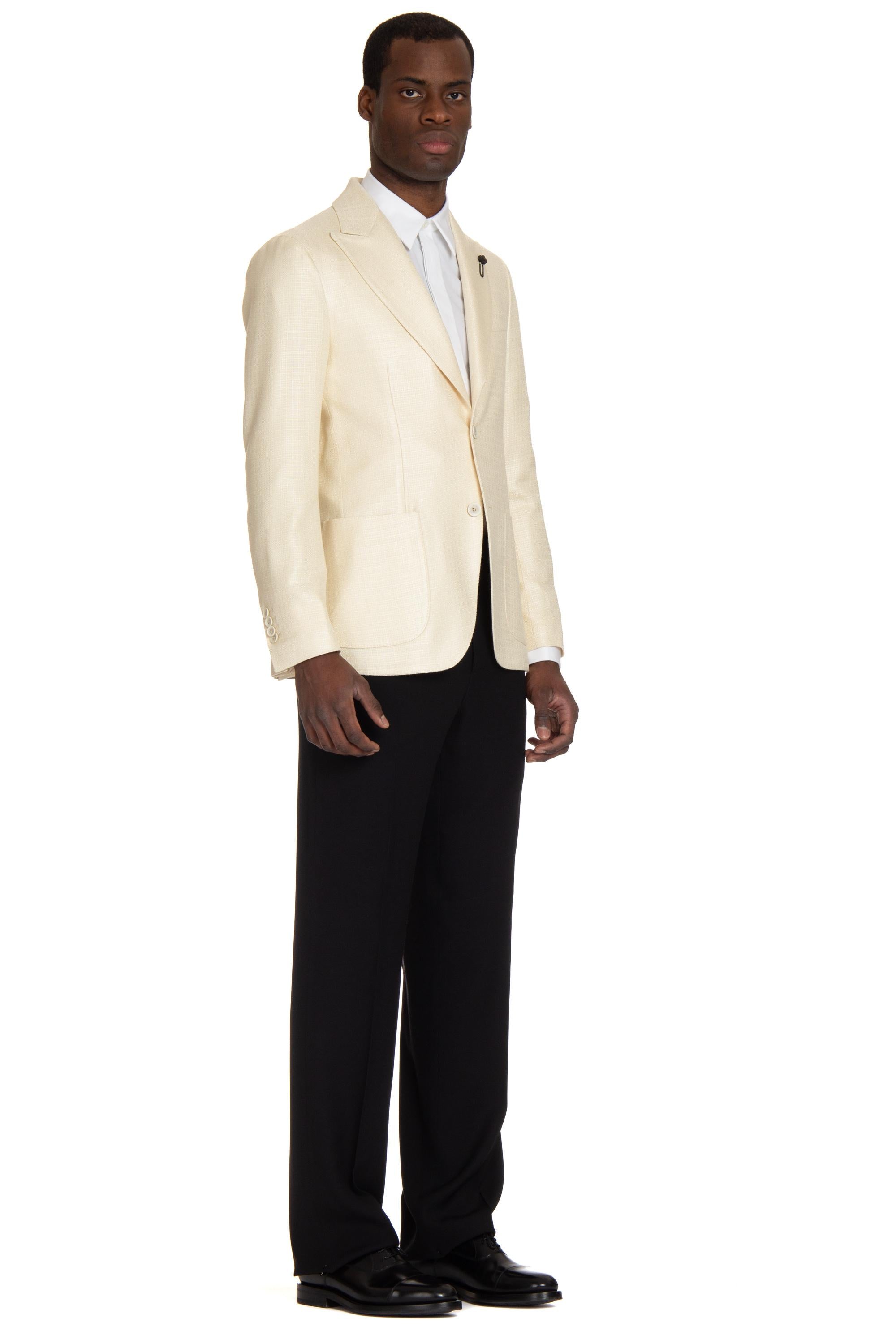 Lardini Giacca in pura seta EQ688AE EQSK62525 12