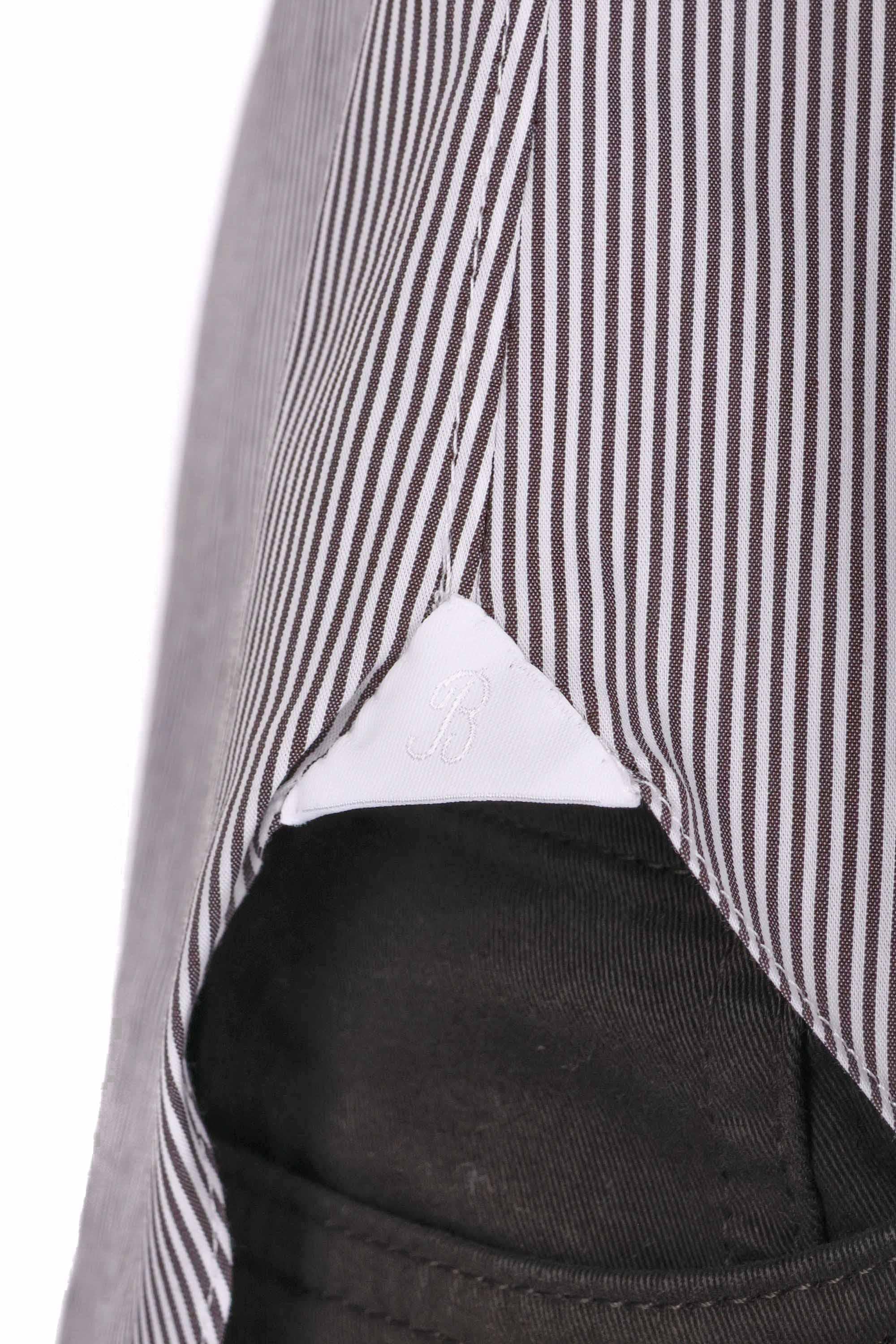 Barba Camicia bacchettata in popeline stretch linea Milano I1U13P0150031.U/2 0004