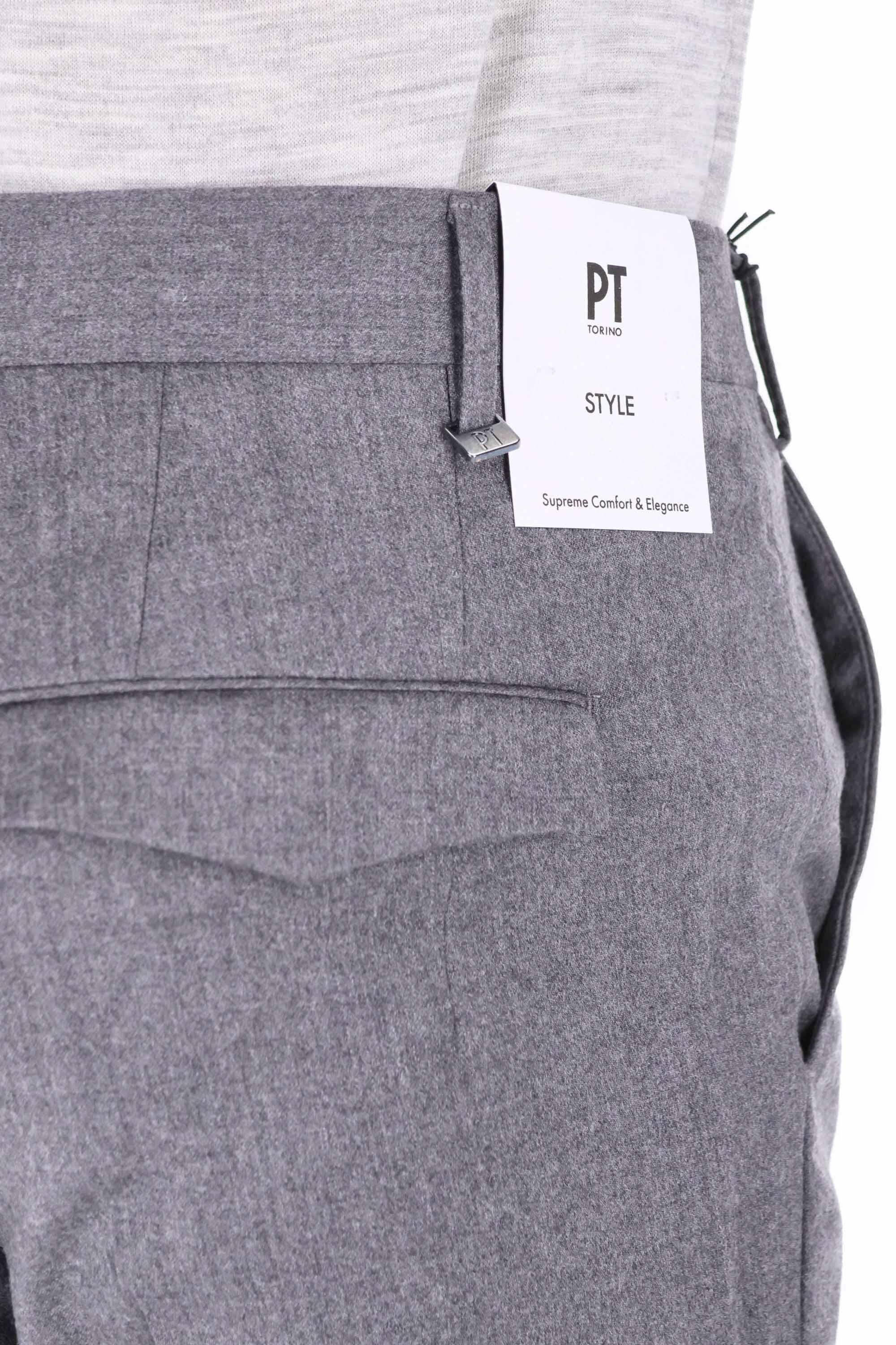 PT Torino Pantalone in flanella di lana super 110's comfort Master fit AFMAZ00CL1 CM13/2 0230