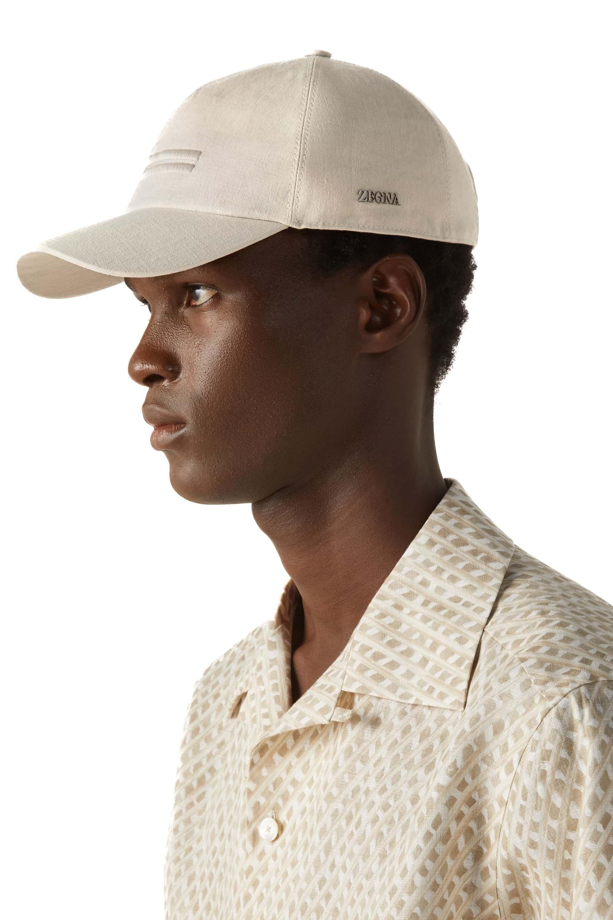 Zegna Cappello baseball in Oasi Lino Z3I18HA3-B7M WH3