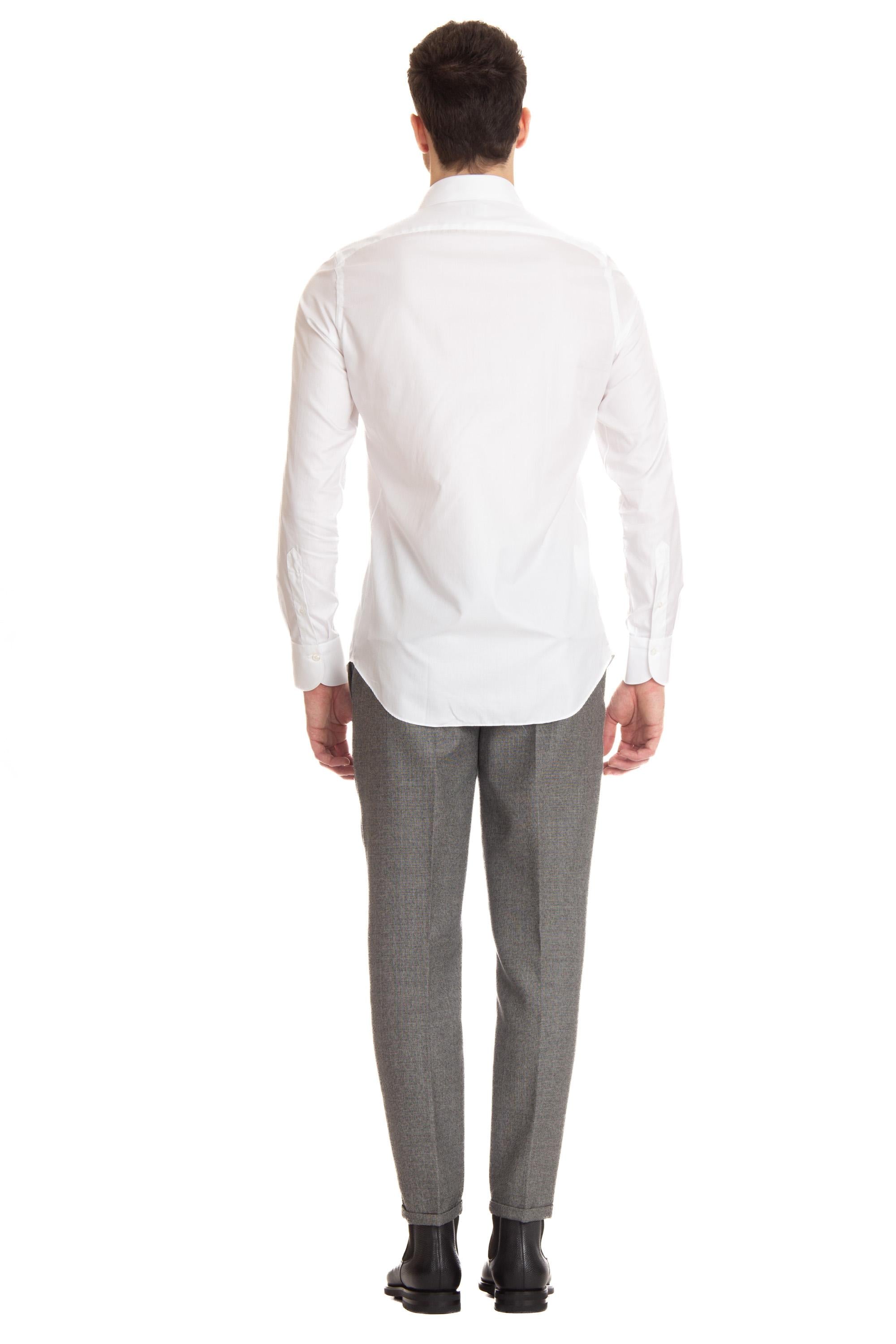 Finamore Camicia sartoriale in twill 170/2 linea milano 2M-ZNPS-Z 840628 C0495Z 01