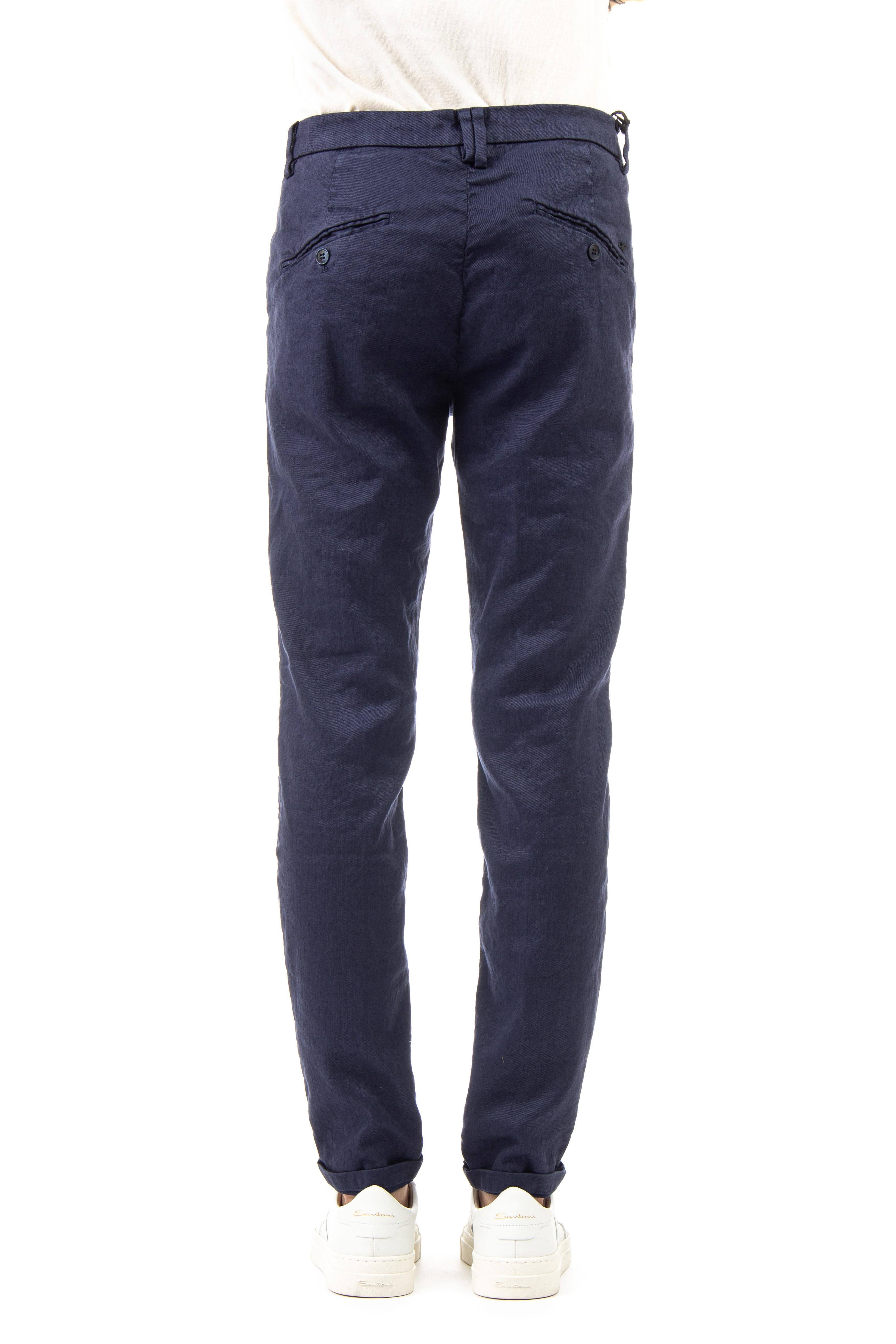 MASON'S Pantalone in lino-cotone modello amalfi 9PN2C7790 MBE111/2 006