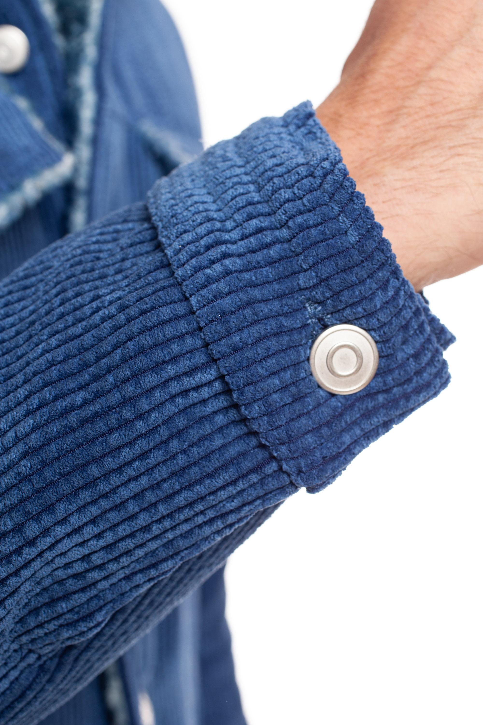 Trucker in denim con interno in orsetto RP61005 RP6112 Roberto Collina