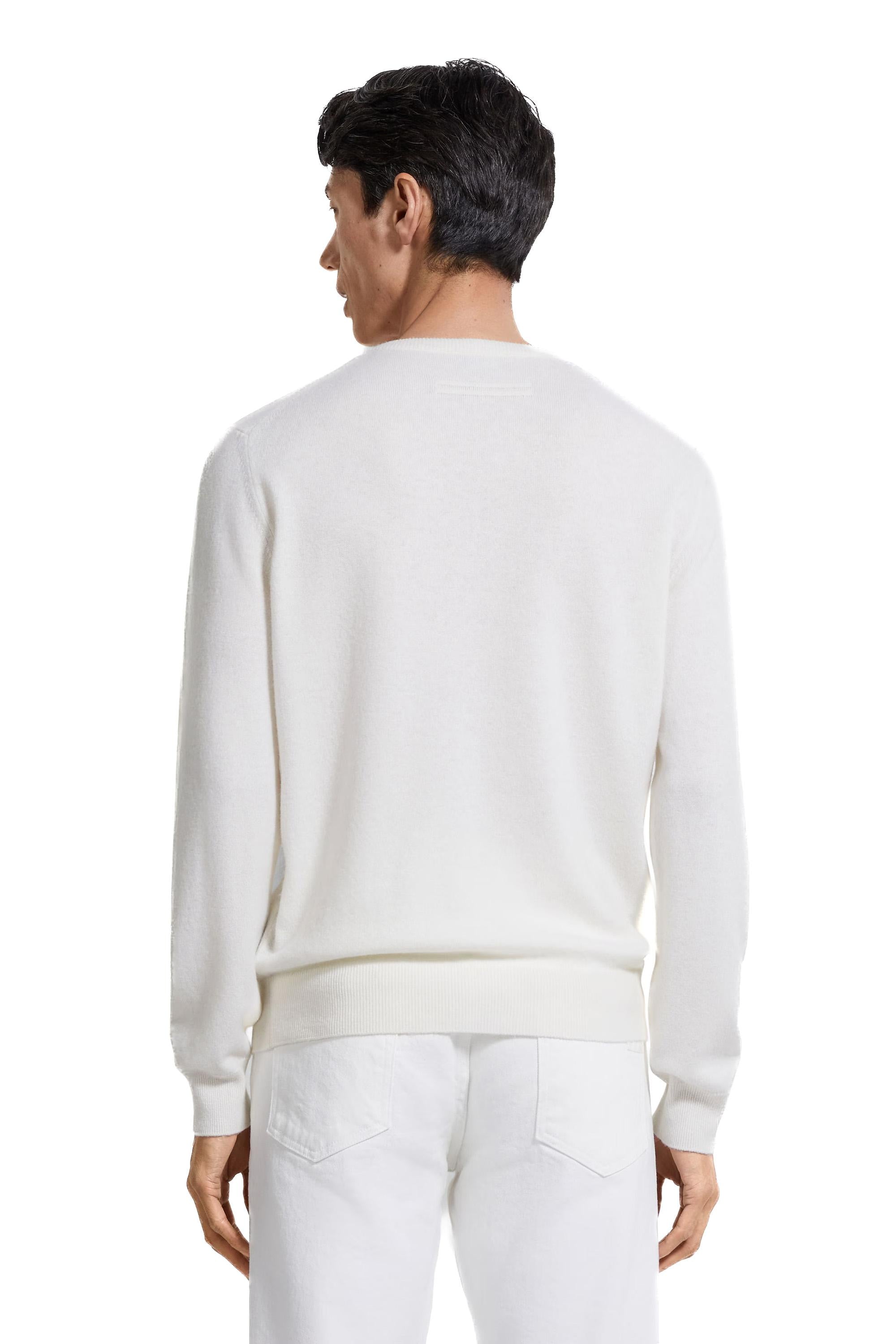 Zegna Maglia girocollo in Oasi Cashmere E8K10 110/4 N91