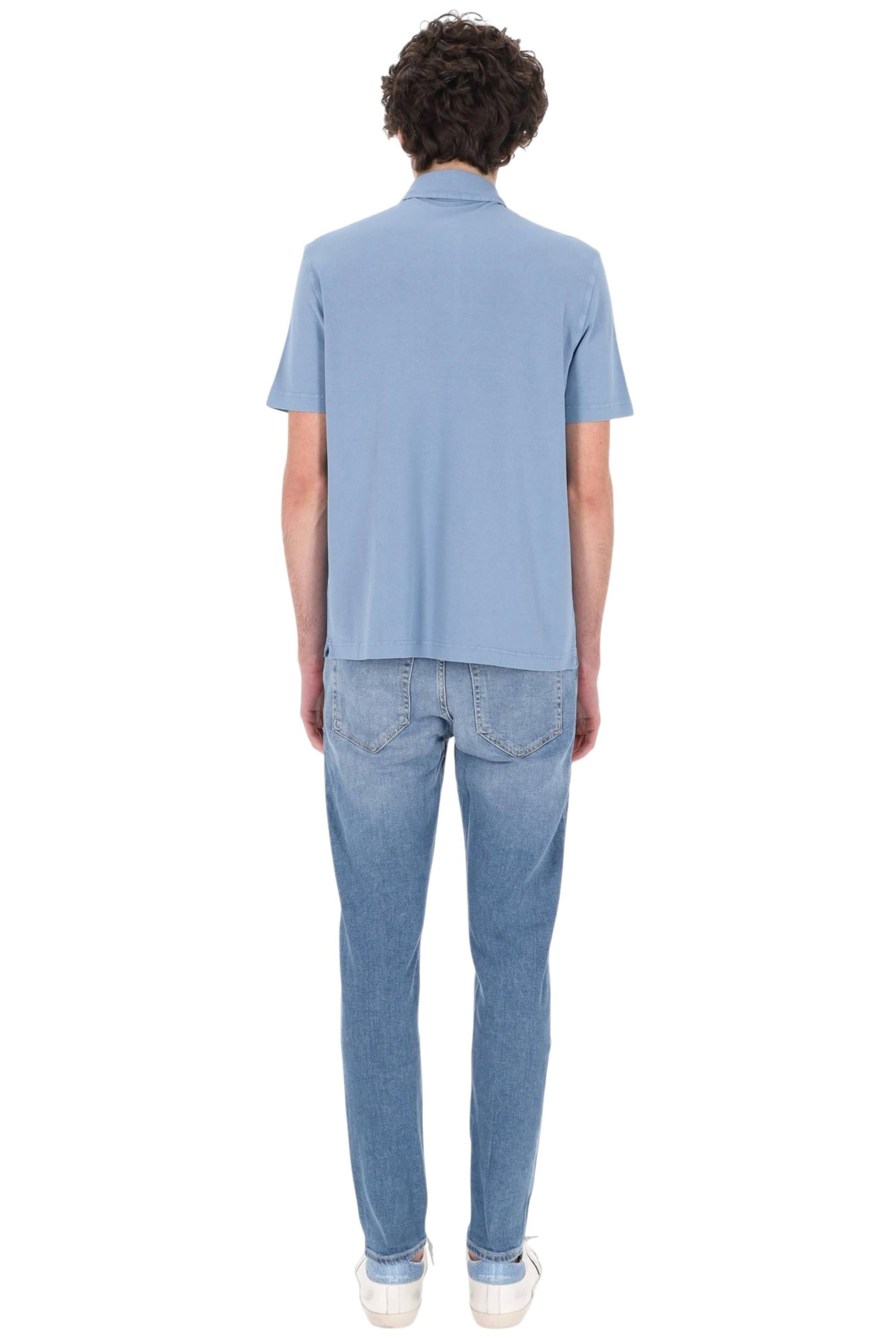 Drumohr Polo in cotone ice cotton DTJ202B-3 735