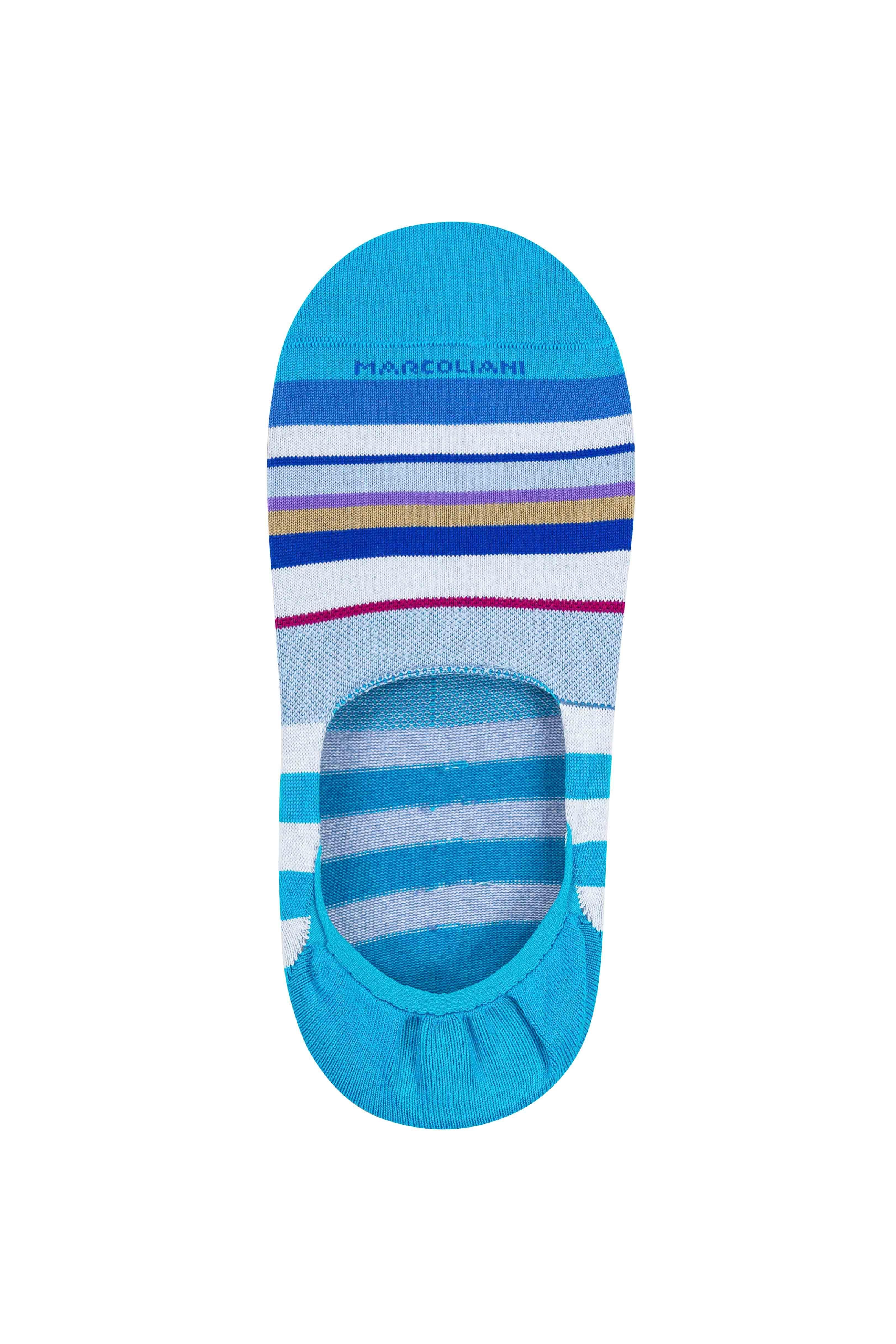 Marcoliani Calza fantasmino in cotone fantasia rigata MAR4644S081/2 025