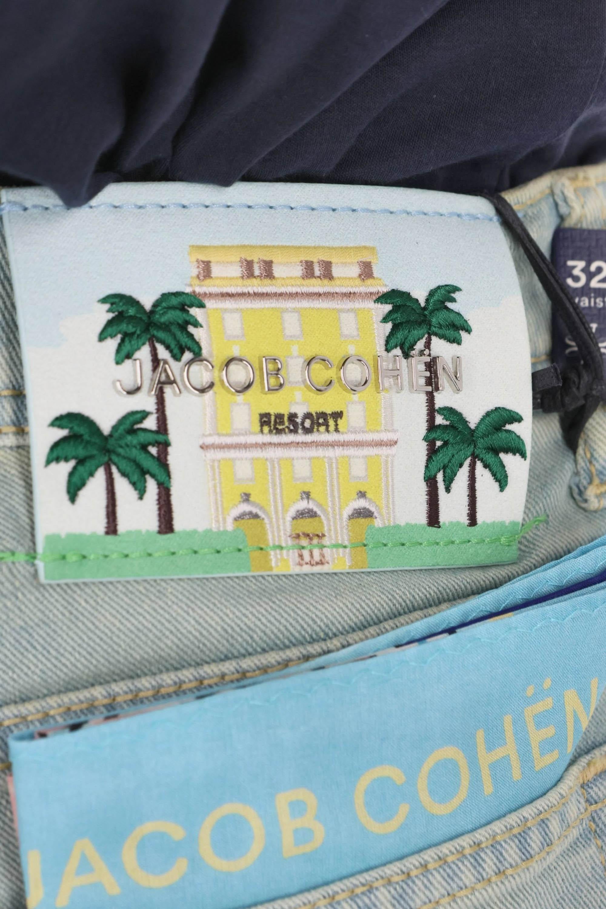 Jacob Cohen Jeans sabbiato in cotone comfort Nick fit linea Resort QR004-R02-S2851 300D
