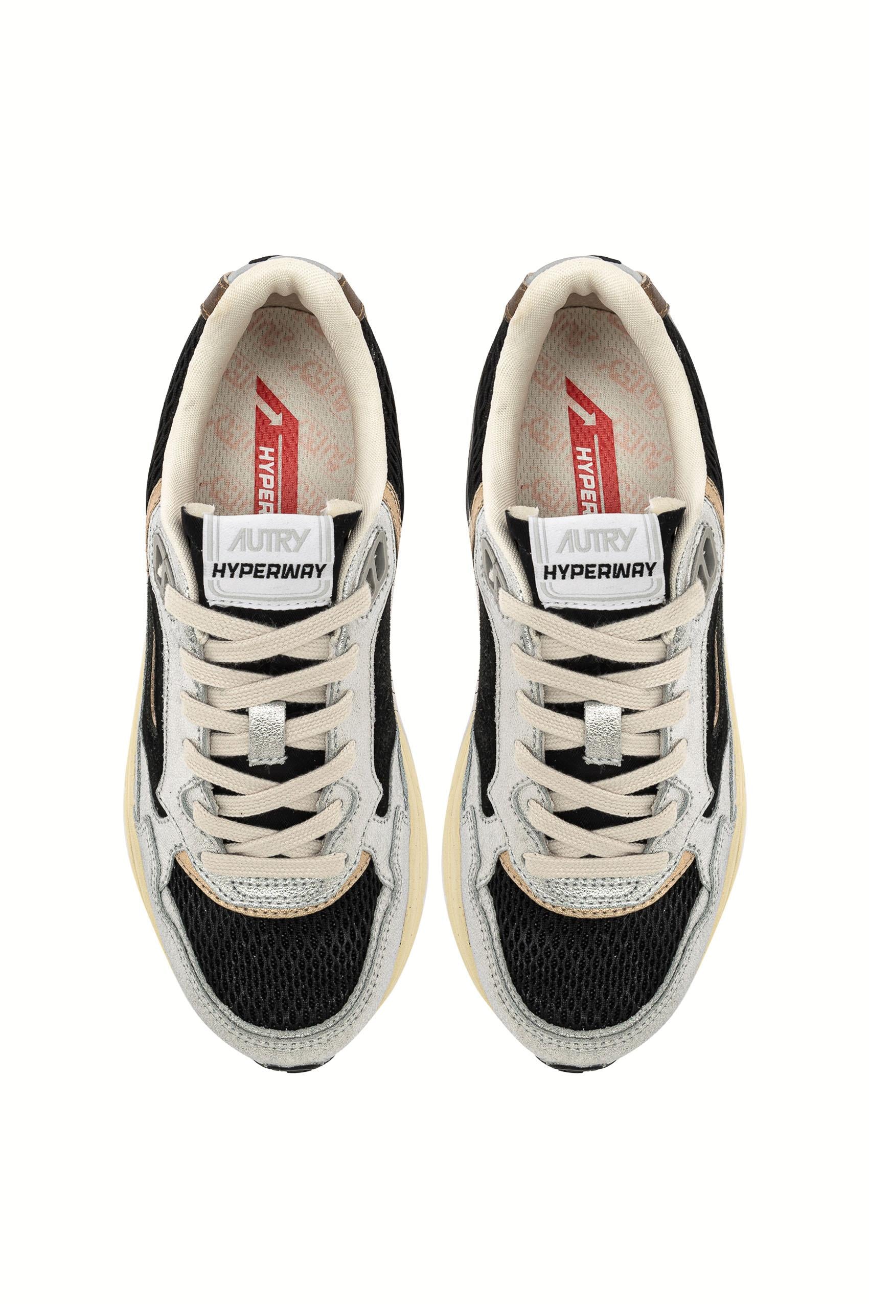 Sneaker donna modello Hyperway HYLW EM04 SILV/BLK Autry
