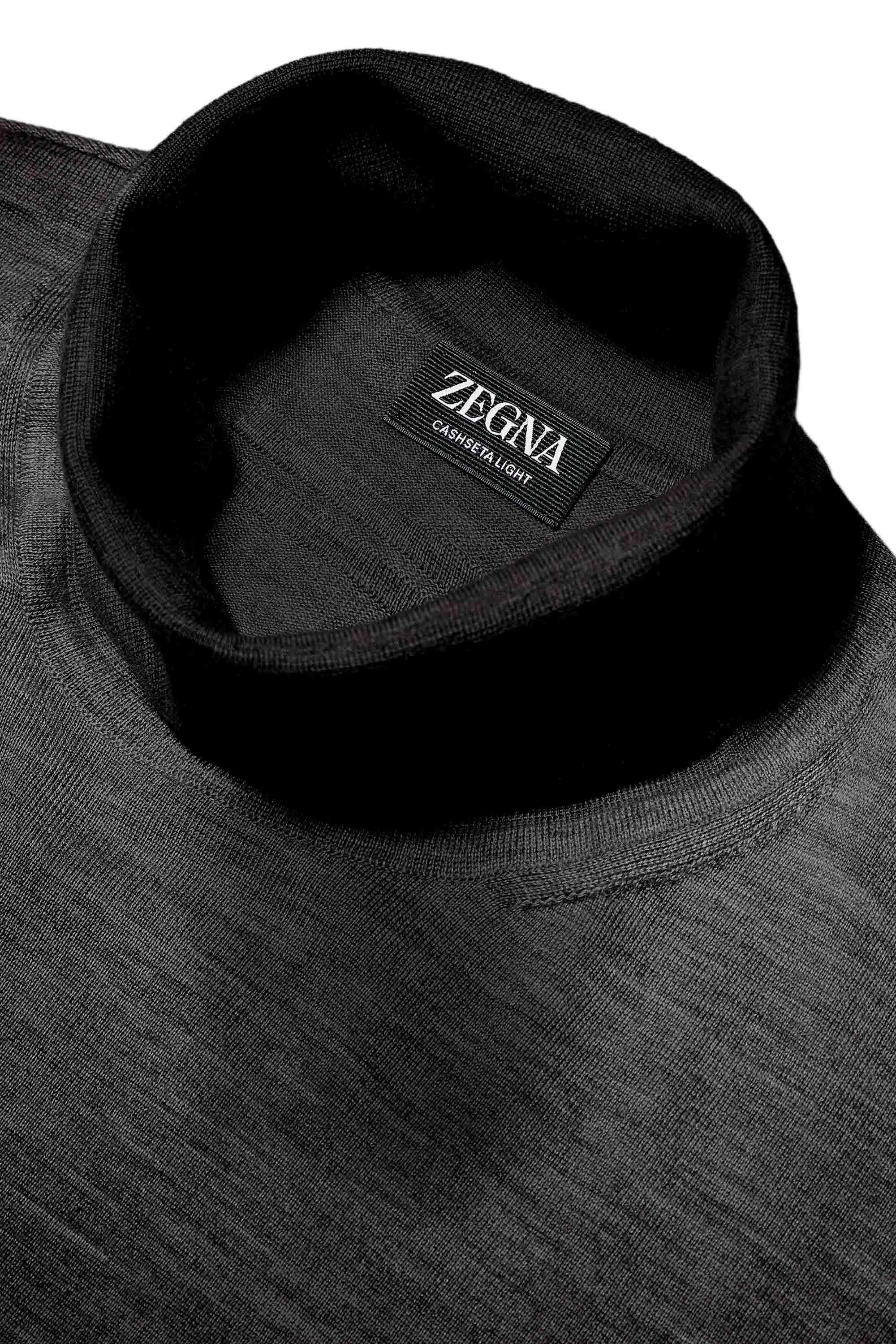 Zegna Maglia dolcevita in cashmere-seta E8J00 120/3 K09